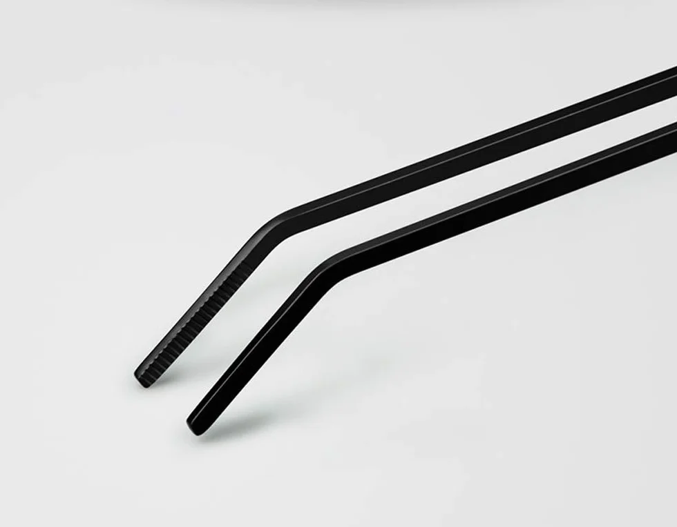 Pince à épiler incurvée acier inoxydable 38,1 cm pour aquarium alimentation reptiles