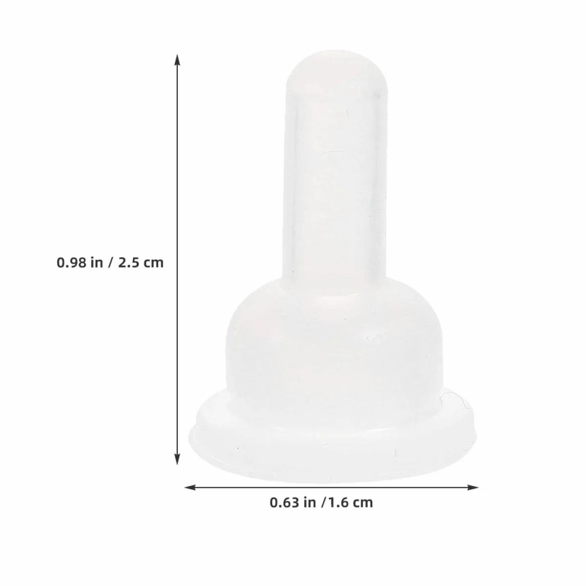 Tétines en Silicone Protection Bouche Délicate Lot de 50 pour Biberon d'alimentation Animaux Chinchillas Chatons