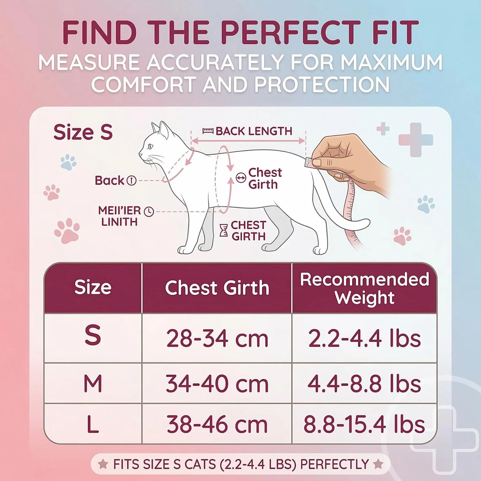 Combinaison de Récupération Post Opératoire Stérilisation pour Chien Rose S (1-2kg)