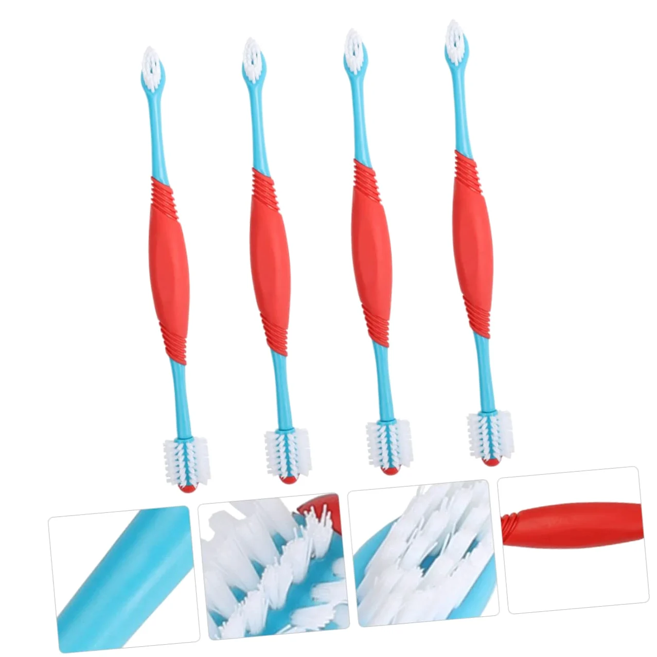 YARNOW 12pièces Brossettes à Dents Manuelles Pour Chiens Et Outils De Soins Dentaires Pour Animaux De Compagnie Nettoyage Plaque Débris Pratique Pour Petits Animaux