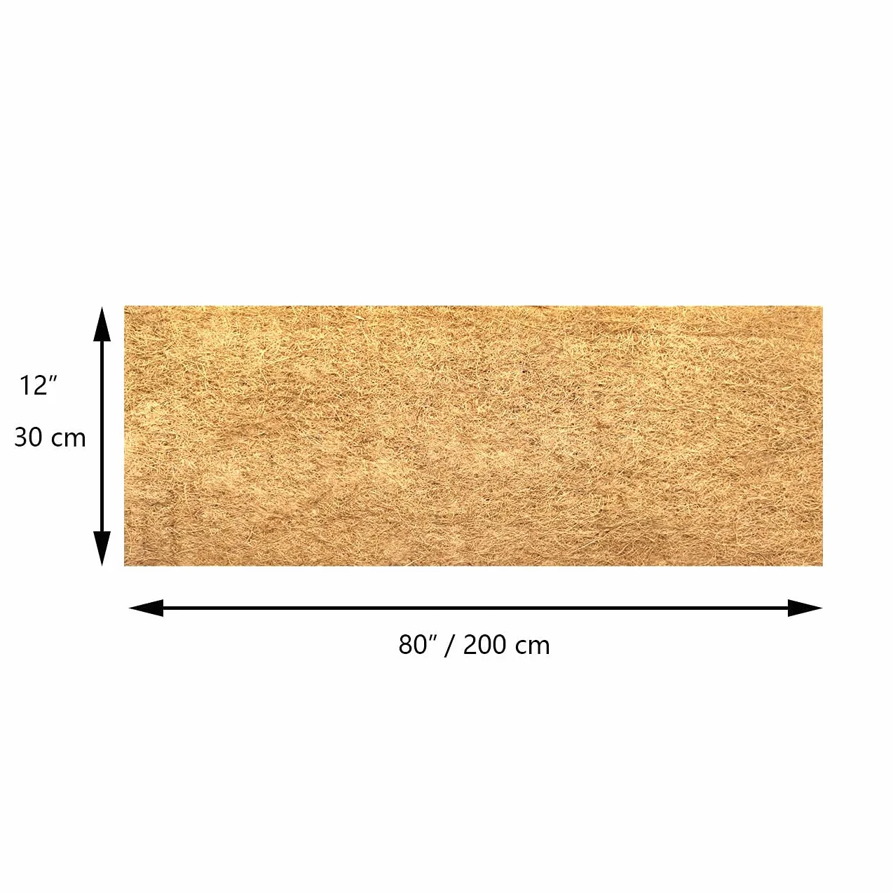 SUNYAY Fibre de Coco Naturelle 30x200 cm Tapis de Terrarium pour Reptiles, Serpents, Tortues
