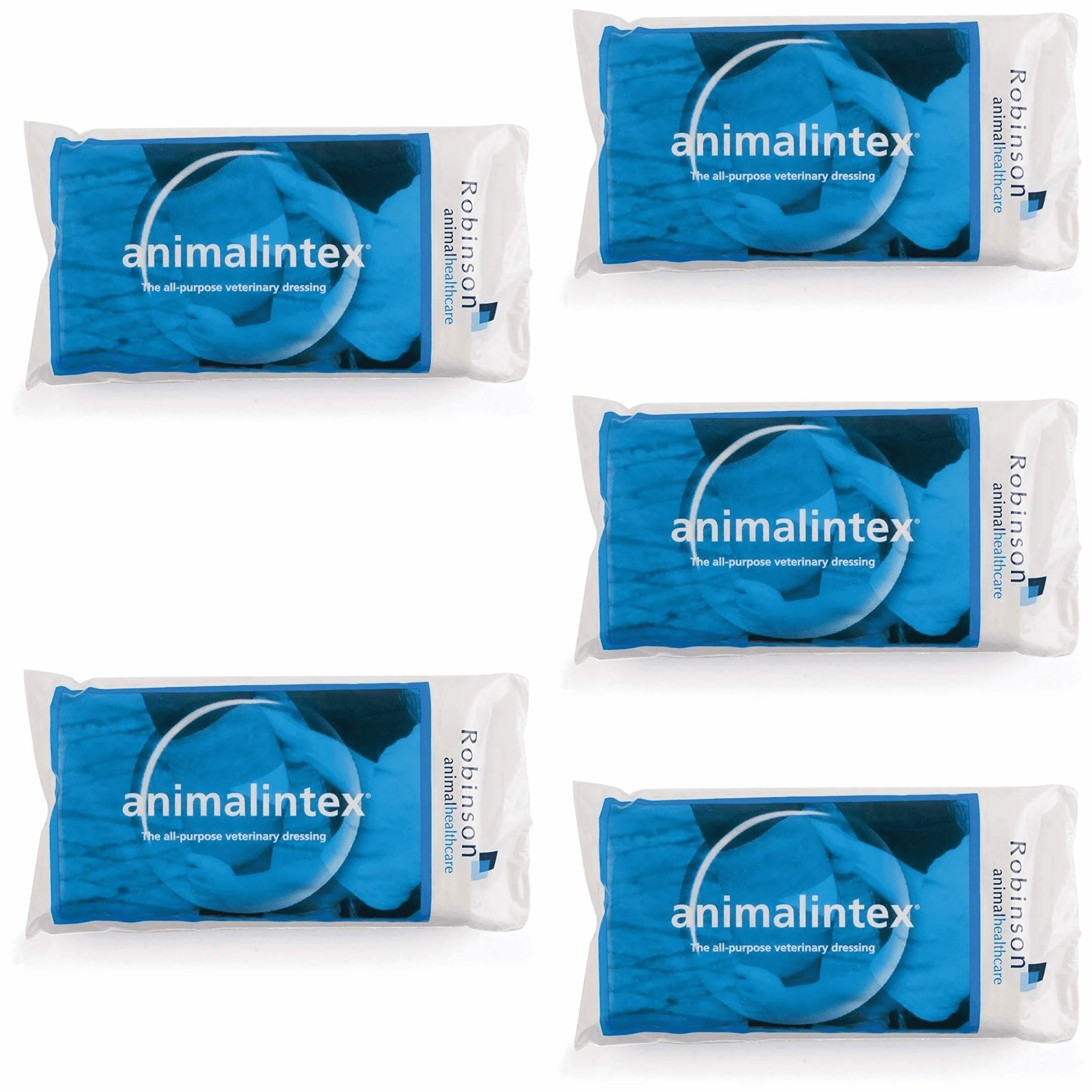 Animalintex Lot de 5 pansements pour plaies abcès sabots