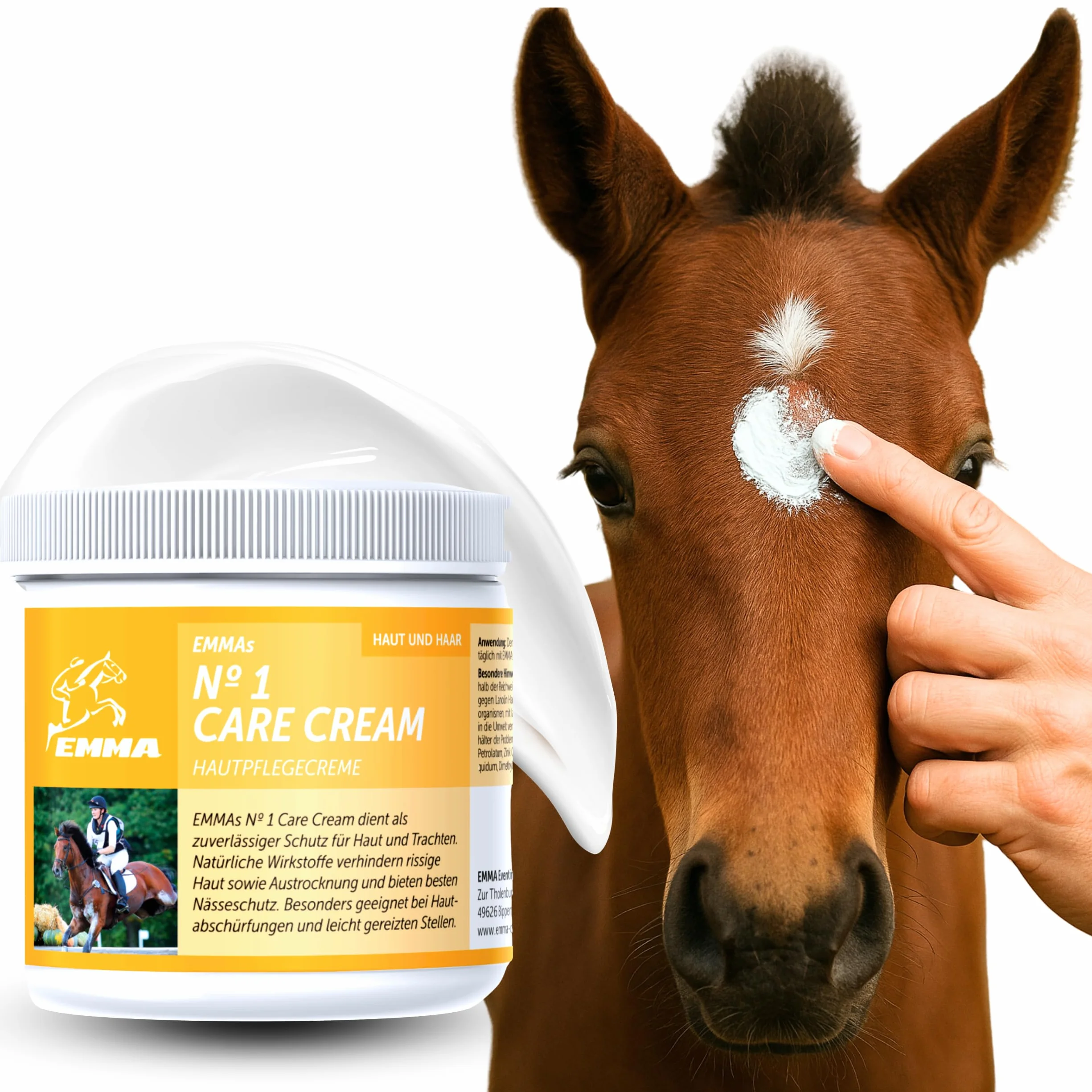 Pommade au Zinc pour Animaux 250ml – Crème Protectrice Oxyde de Zinc Chien Chat Cheval Soin Peau Coussinets