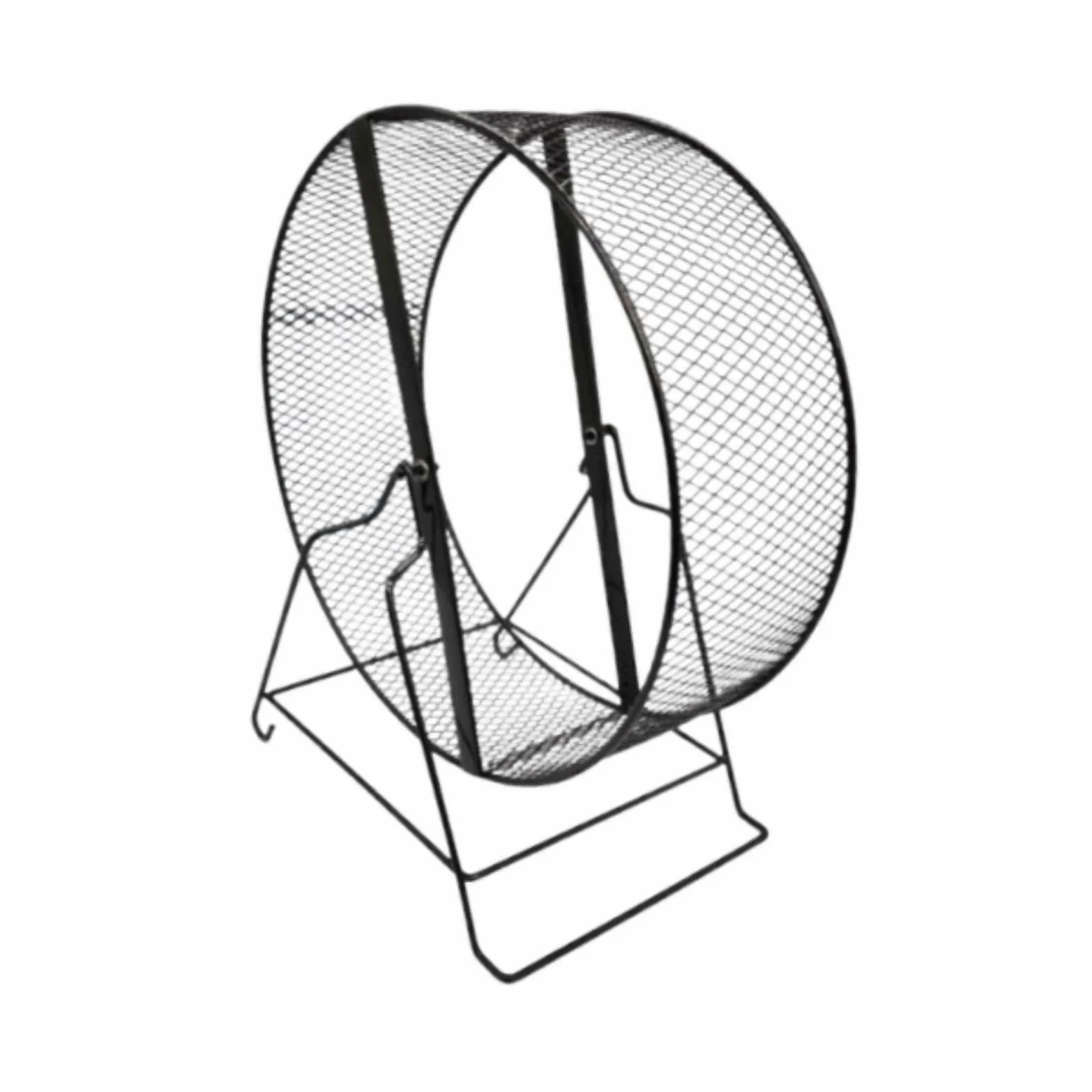 Roue d'exercice pour Hamster Roue de Course Métal Support Stable Accessoire Cage Roue Silencieuse Adaptée Aux Souris Gerbilles Rats Usage Maison, 32cm