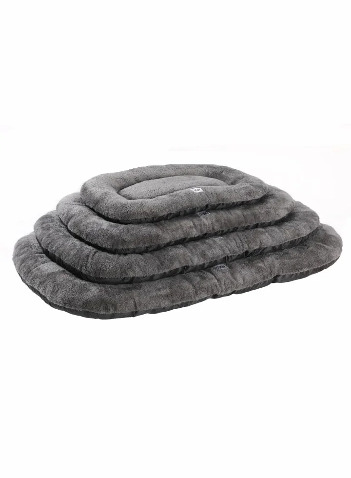 Coussin Ovale Lines Anti-Derapant Gris Chien M