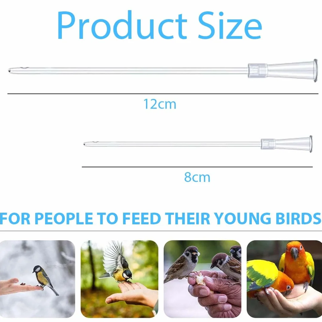 Seringue pour Alimentation de Tortue, Tubes pour Médicaments Liquides, Lot de 10, Convient aux Oiseaux et Petits Animaux