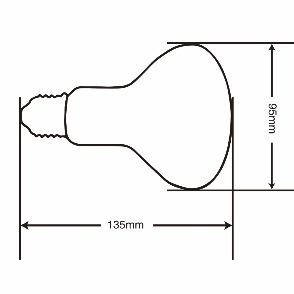 Lampa Reptile UVA/UVB à vapeur de mercure E27 80W
