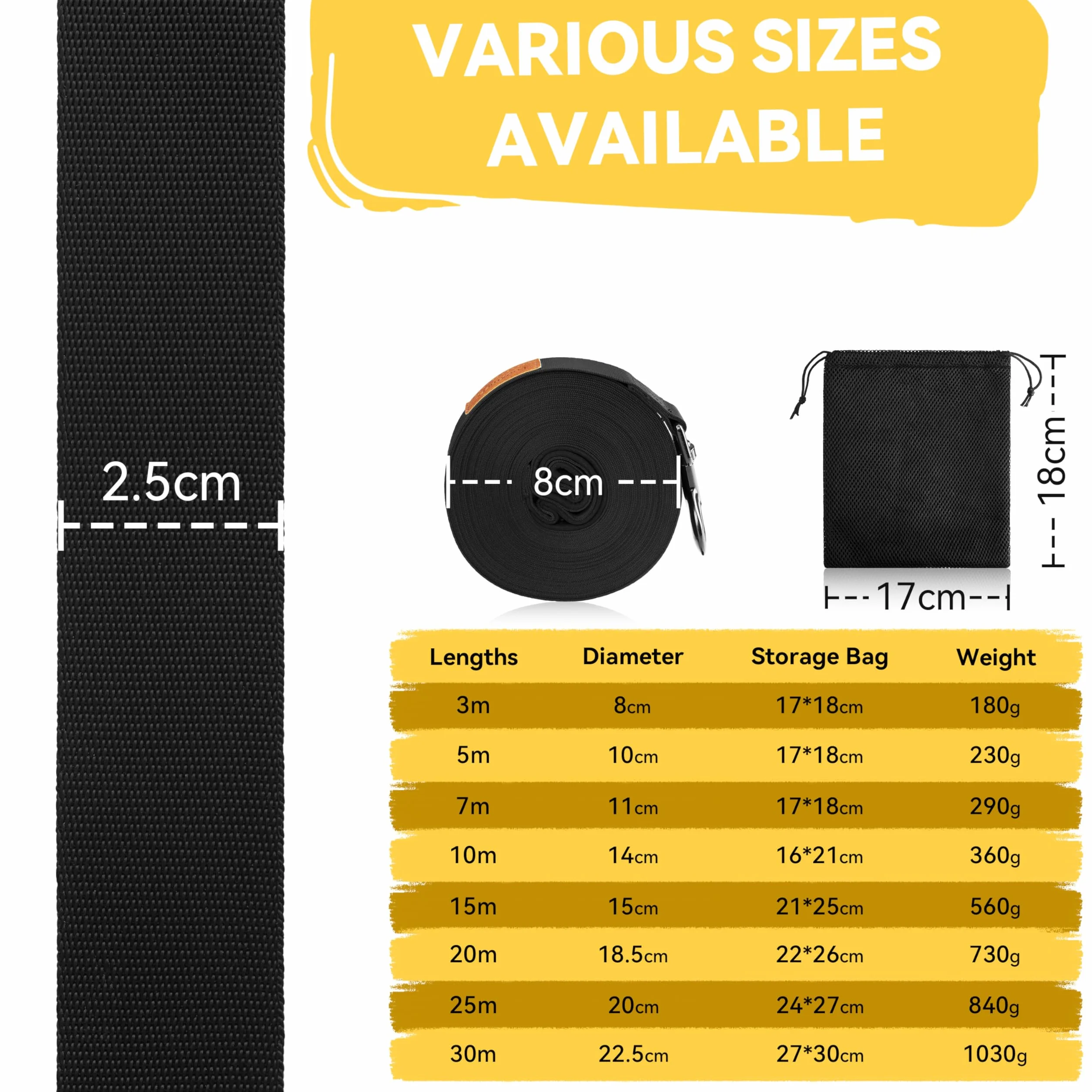 Longe pour Chien 3m 5m 10m 15m 20m 25m 30m Laisse de Dressage Robuste Poignée Rembourrée