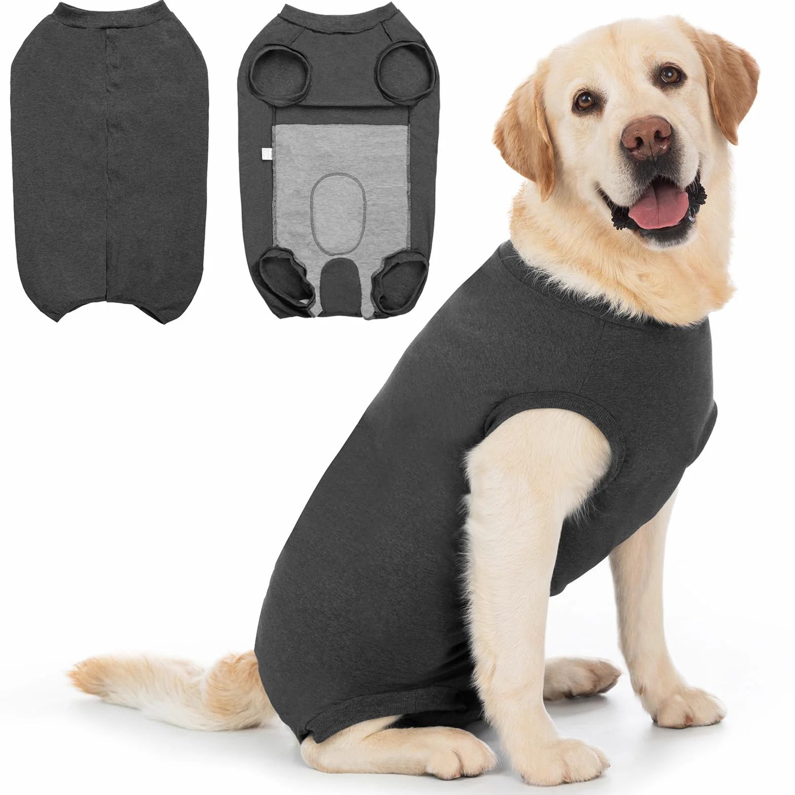 Body Chien Post Operatoire Femelle Male Castration Chemises pour Chiens Body Medical pour Chien Après Opération Anti Lechage Combinaison de Protection Chiens Sterilisation Recuperation Chienne
