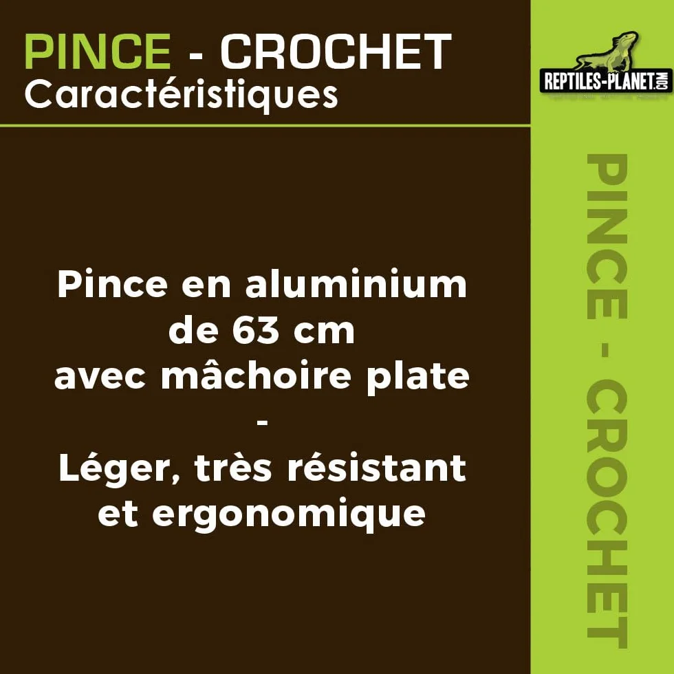 Pince Crochet Protect pour Reptiles 63 cm
