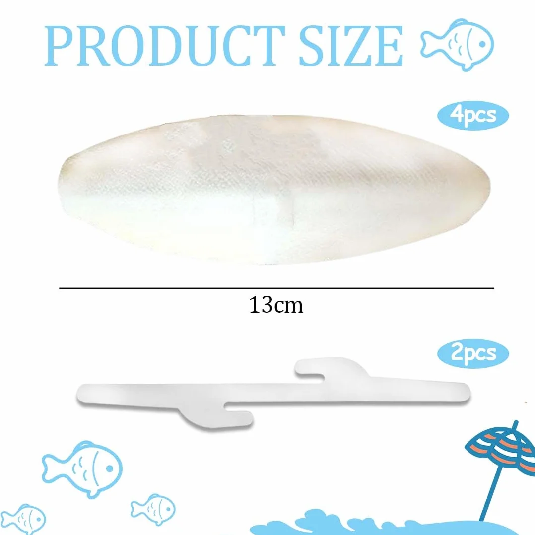 Os De Seiche Naturel Lot De 4 Jouet À Mâcher 11-13Cm Pour Perroquets Perruches Oiseaux Supplément Calcium Reptiles Tortues