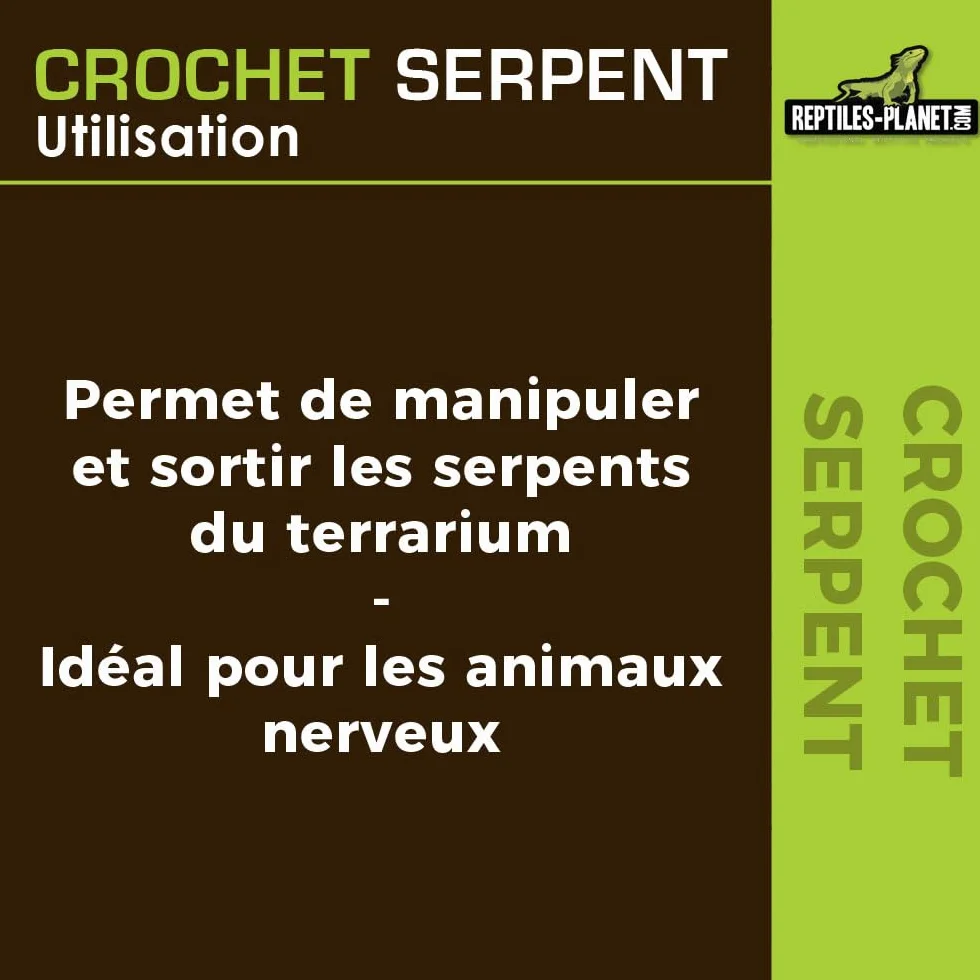 Reptiles Planet Crochet Téléscopique pour Serpent 60 cm
