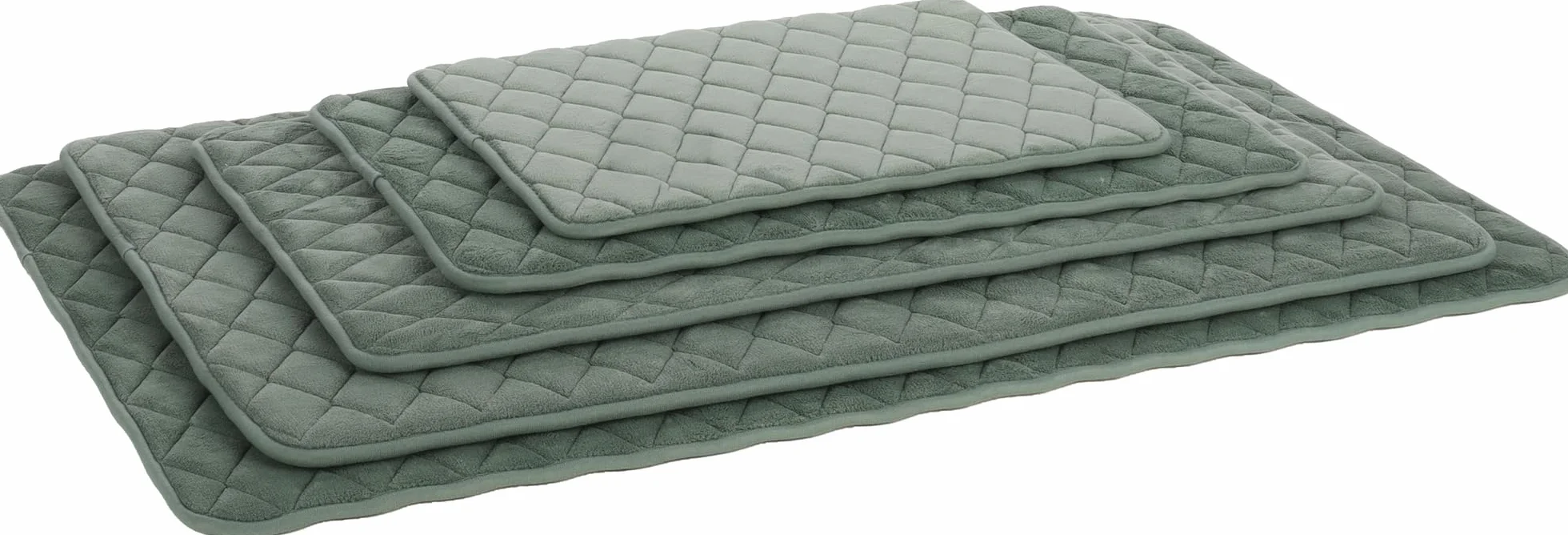 Panier Chien Orthopédique Weimar Vert Memory Foam Premium 70,5x41,5x2cm