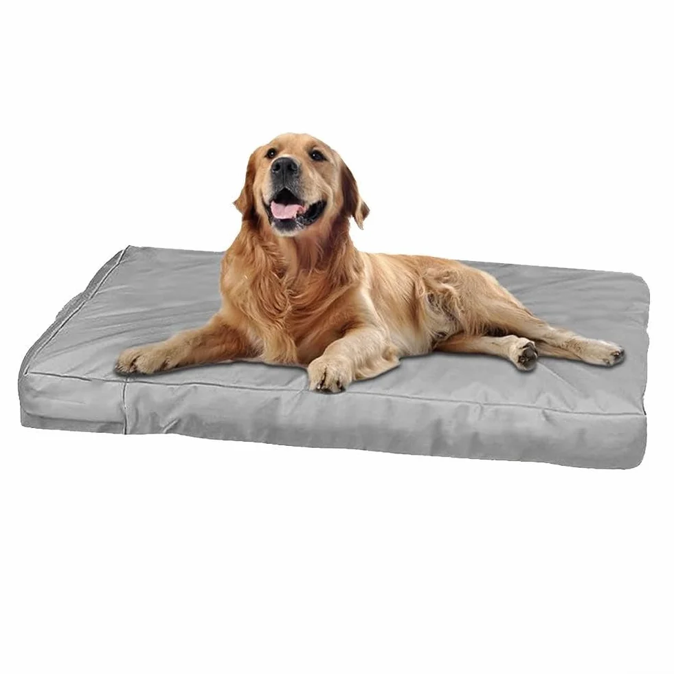 Housse de lit imperméable pour animaux 122x92x10 cm