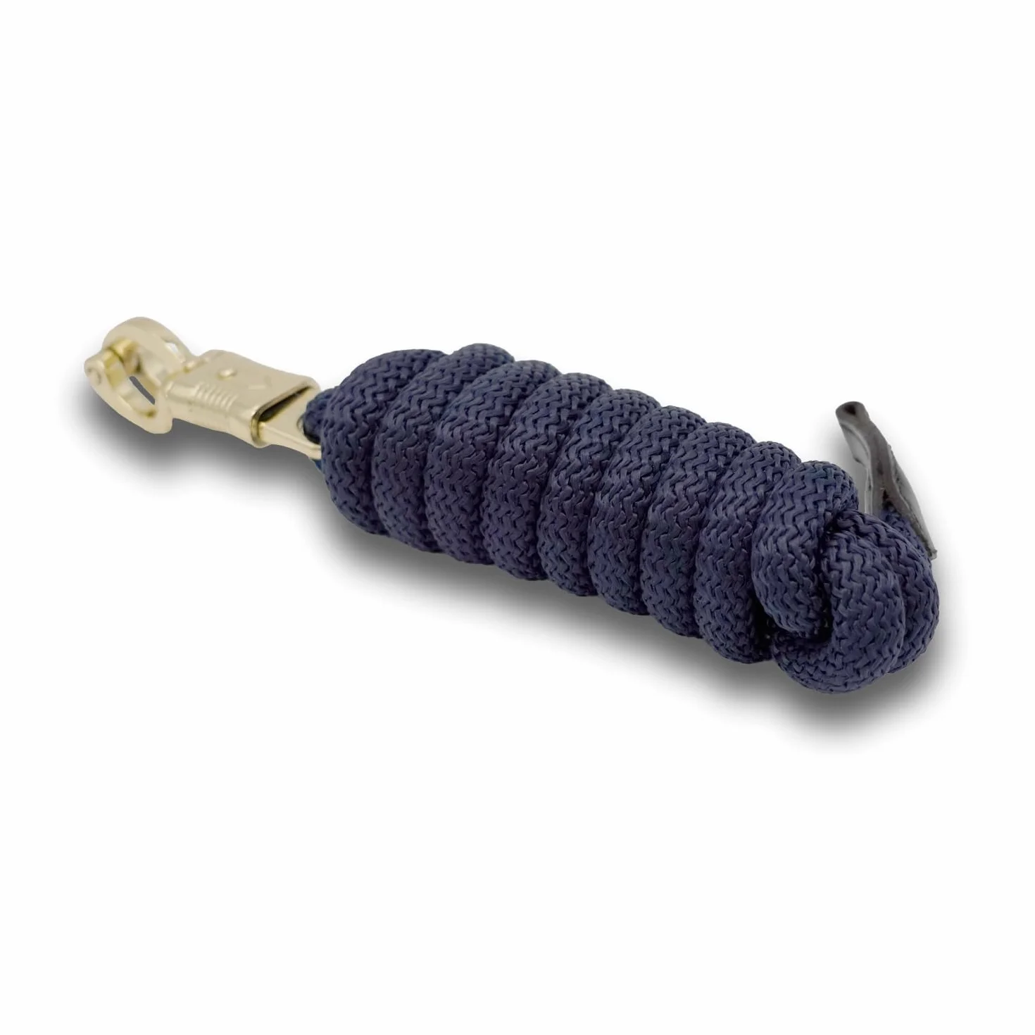 SUNRIDE Longe pour Cheval 2 m Mousqueton Panique Corde d'Attache Équitation Bleu