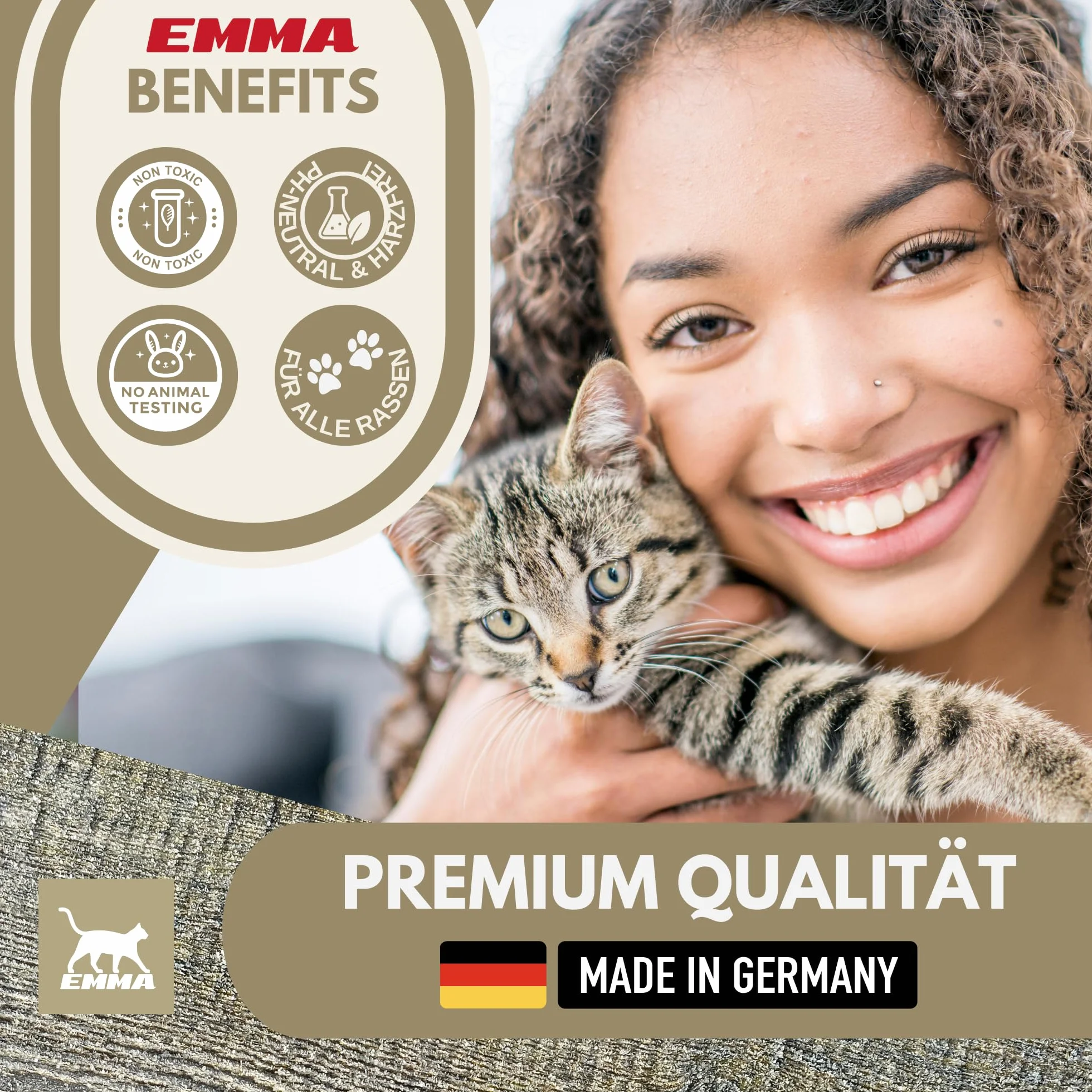 Kit de Premiers Secours pour Chats Emma Spray Argent Pommade Foie de Zinc Cicatrisant Protection Plaies 250 ML 100ml