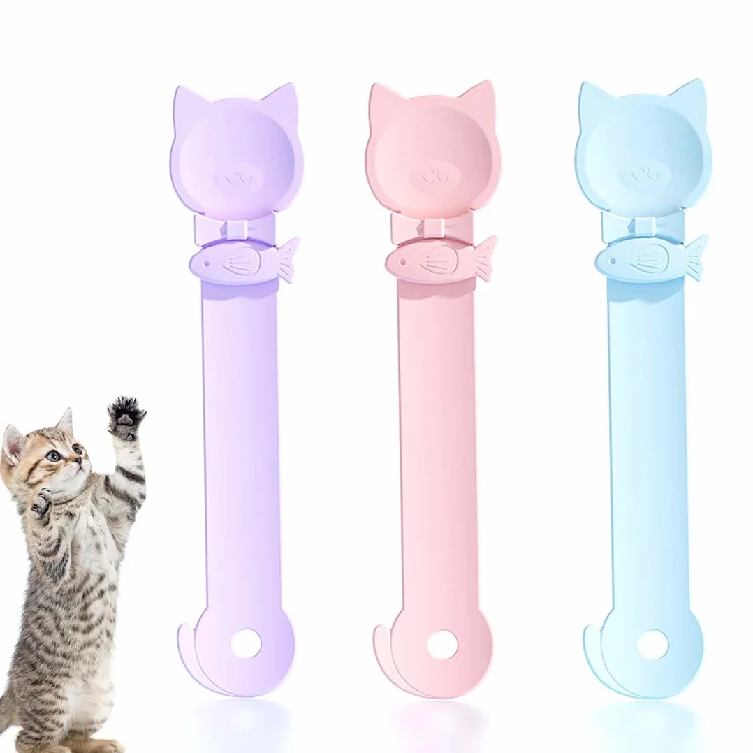 Paquet De 3 Cuillères À Friandises Liquides Pour Chats Cuillères À Presser À Friandises Douces Pour Chats Adaptées Au Délicieux Poulet Agneau Saumon Thon Kéfir Et Yaourt