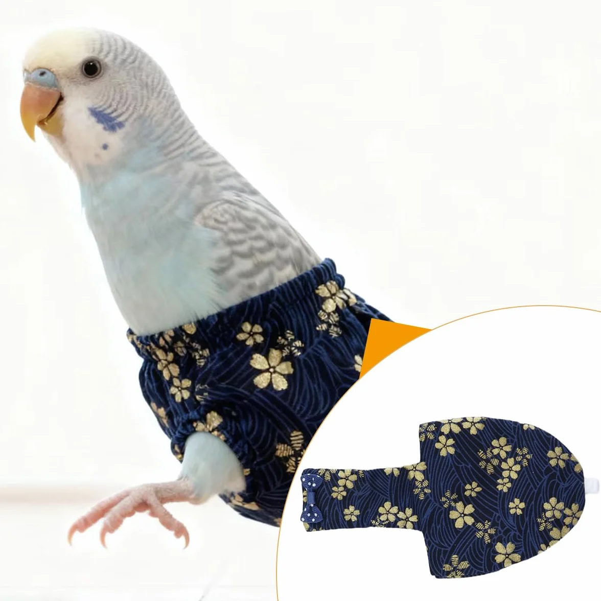 Couche imperméable pour oiseaux de compagnie, combinaison de vol pour perroquets