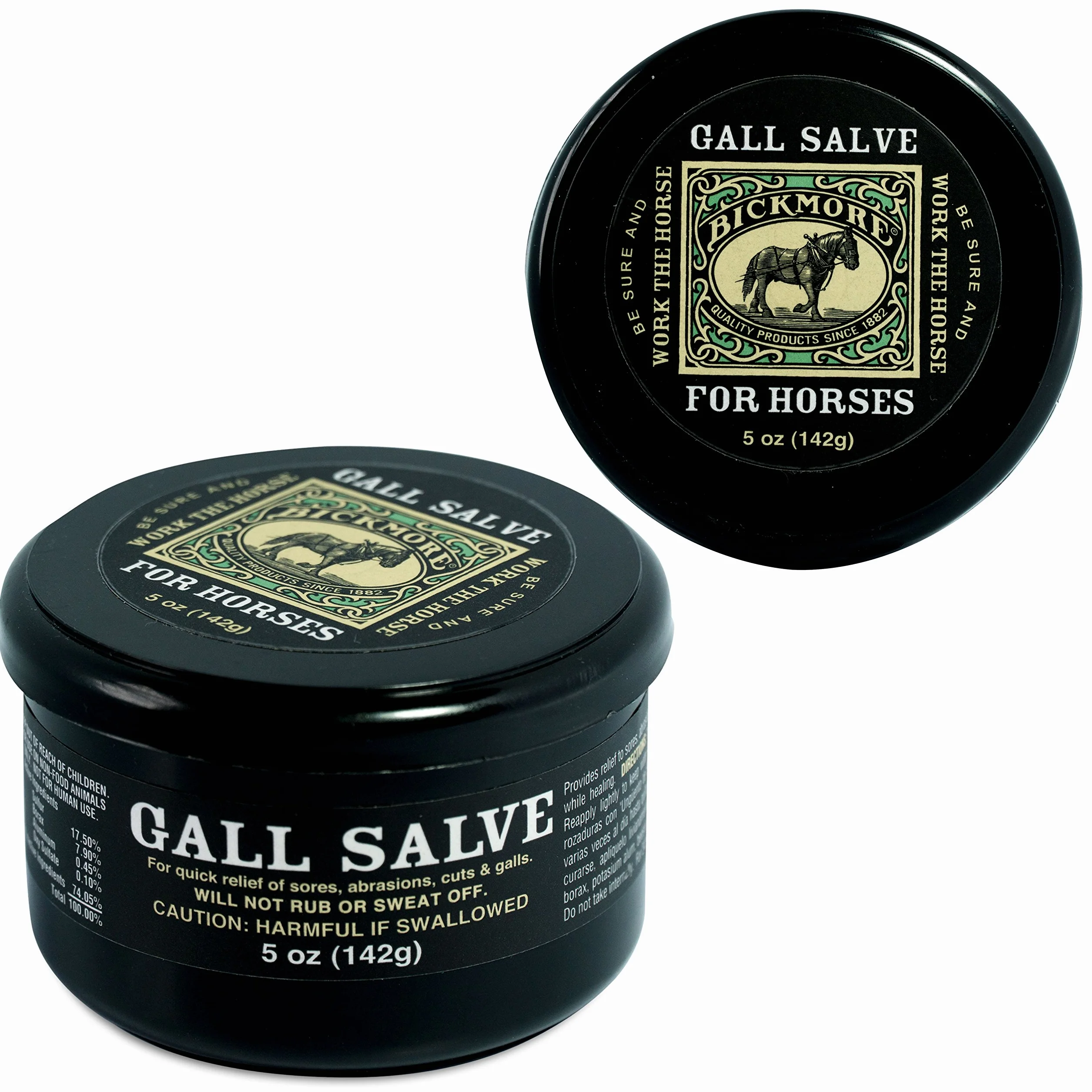 Bickmore Gall Salve Wound Cream for Horses 5oz