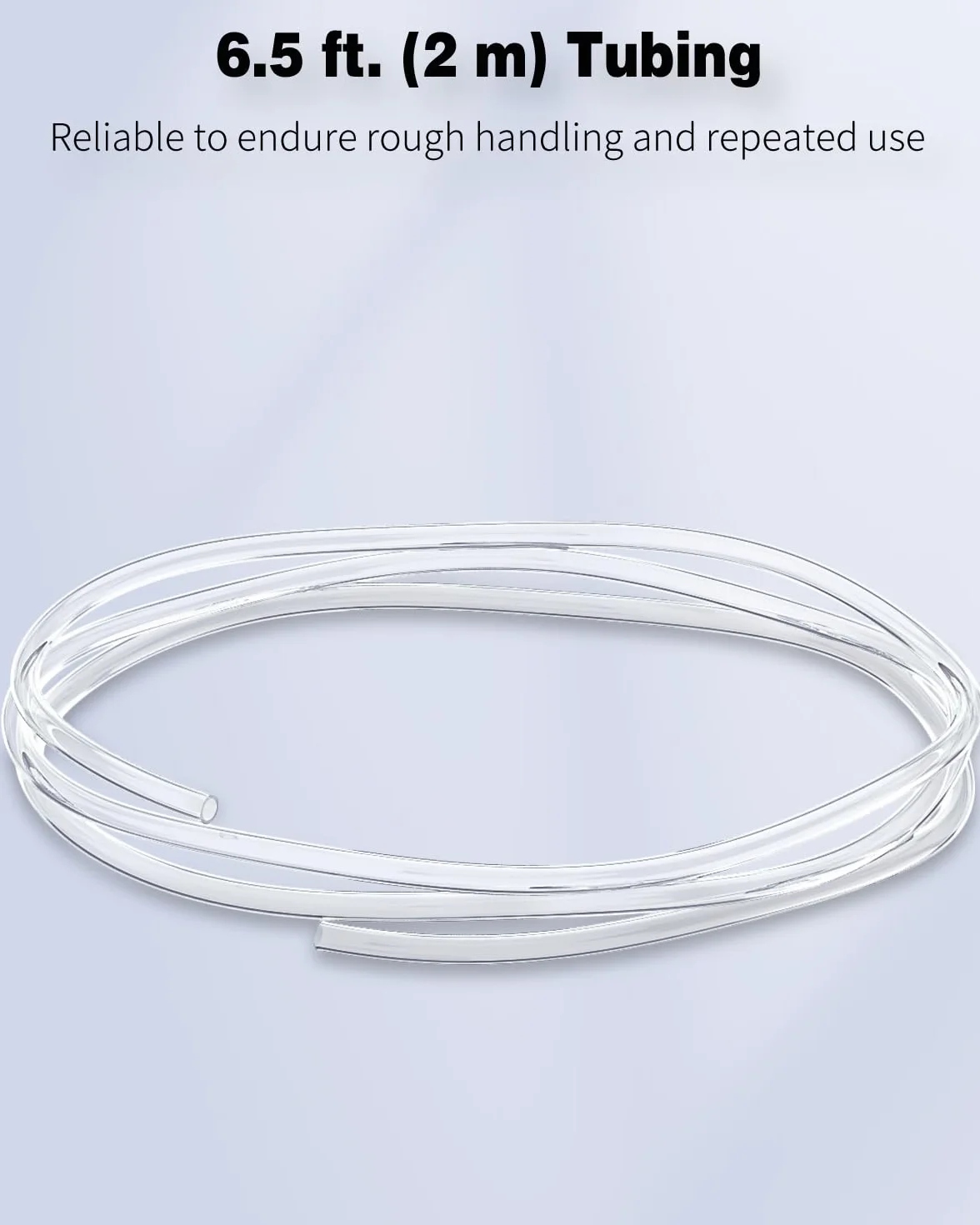 Pawfly Tuyau pour Ligne Aérienne d'Aquarium 2 m - Standard 4/6 mm Pompe à Air - Flexible PVC Pur