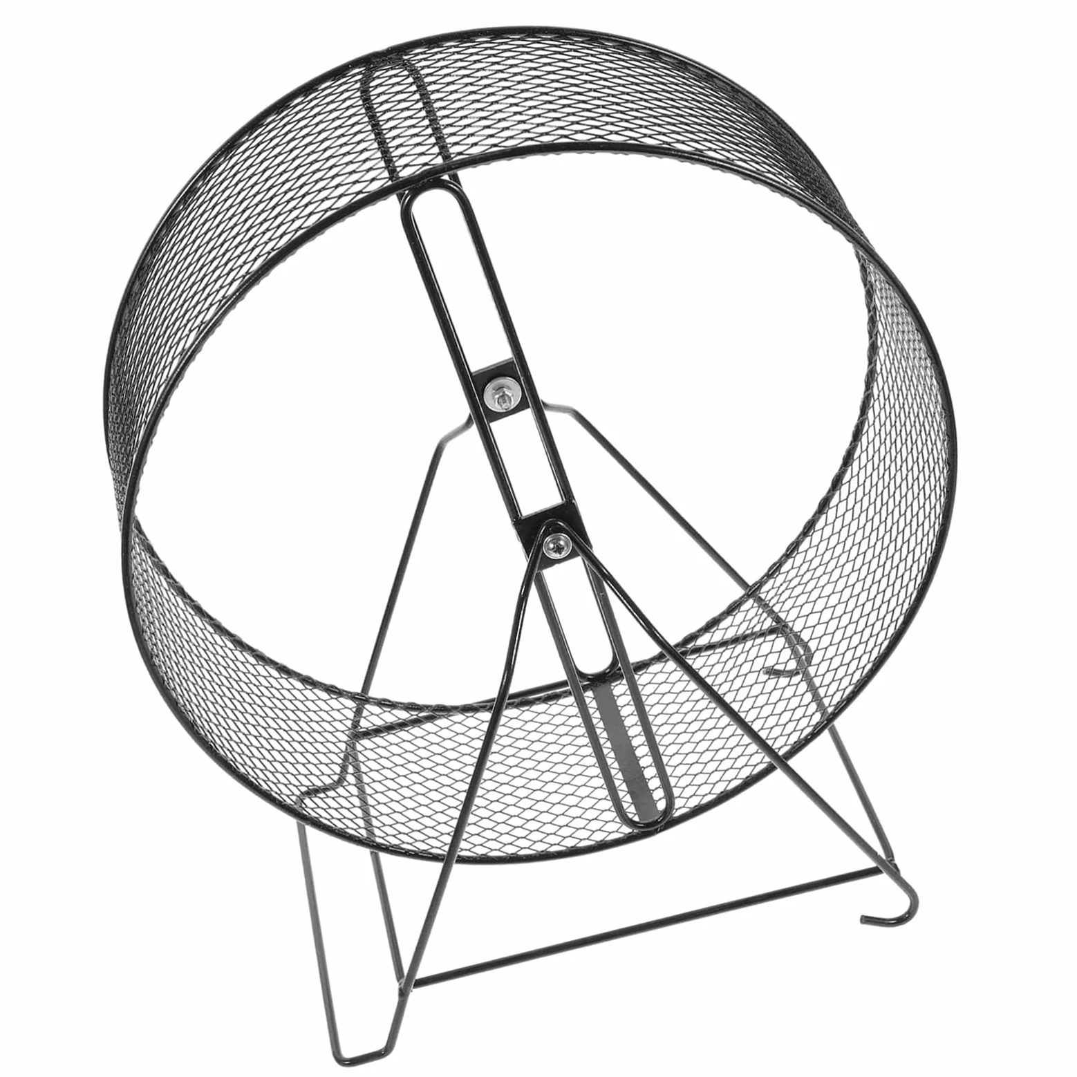 Roue en métal silencieuse pour hamster, plan de fer permanent pour les petits animaux, la coupe des onguis et le fitness, plusieurs roues fonctionnelles pour petits animaux