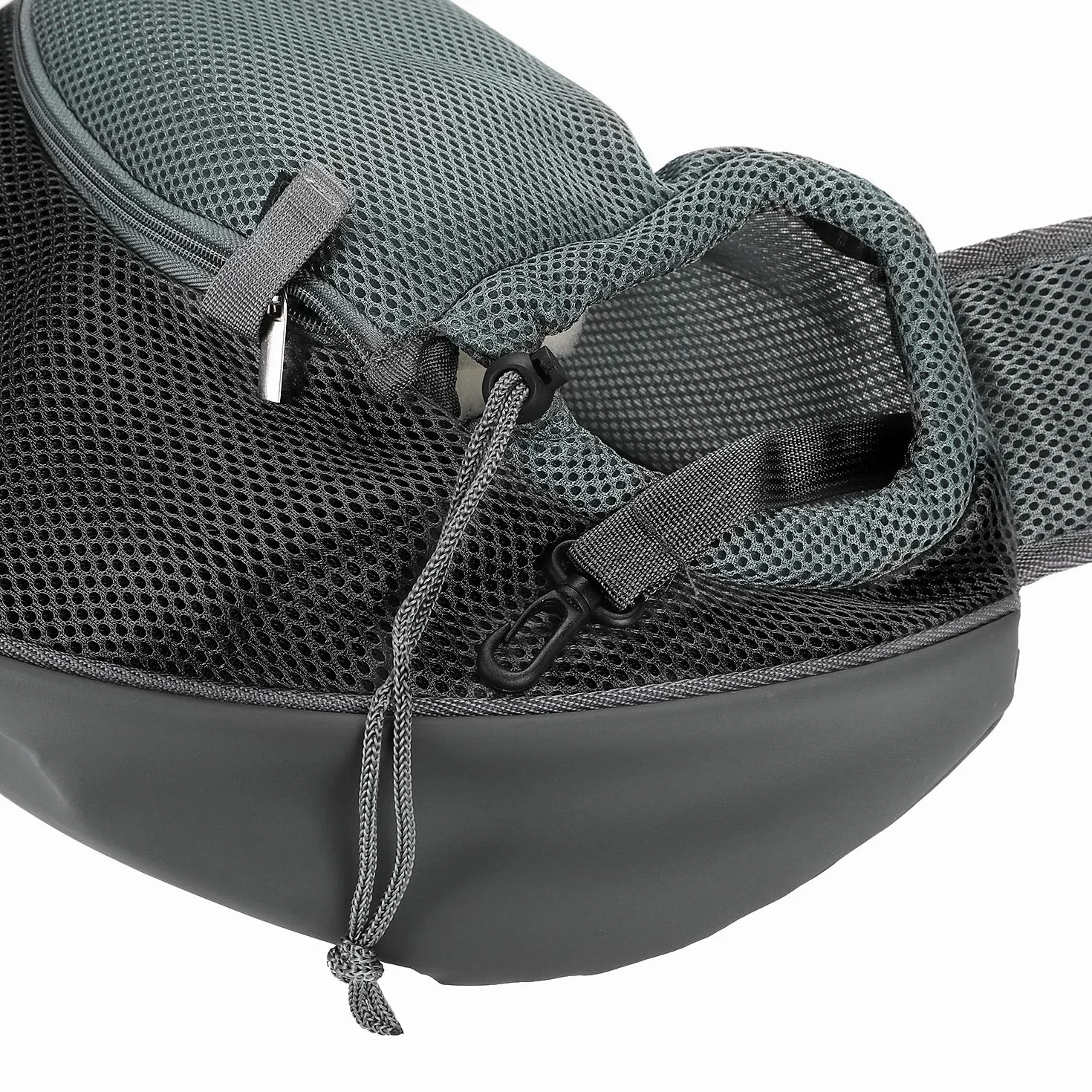 Sac de Transport Chien Réglable Sac à Bandoulière pour Chat Chiot Voyage Petits Animaux avec Pochette Filet Respirant