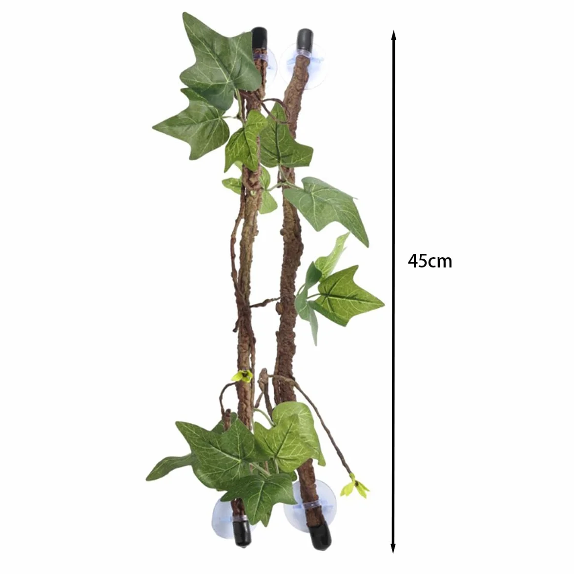 Sarini 2 pièces décorations de Plantes de Terrarium Branche Vigne Reptile Ventouse Escalade Serpent Lézard