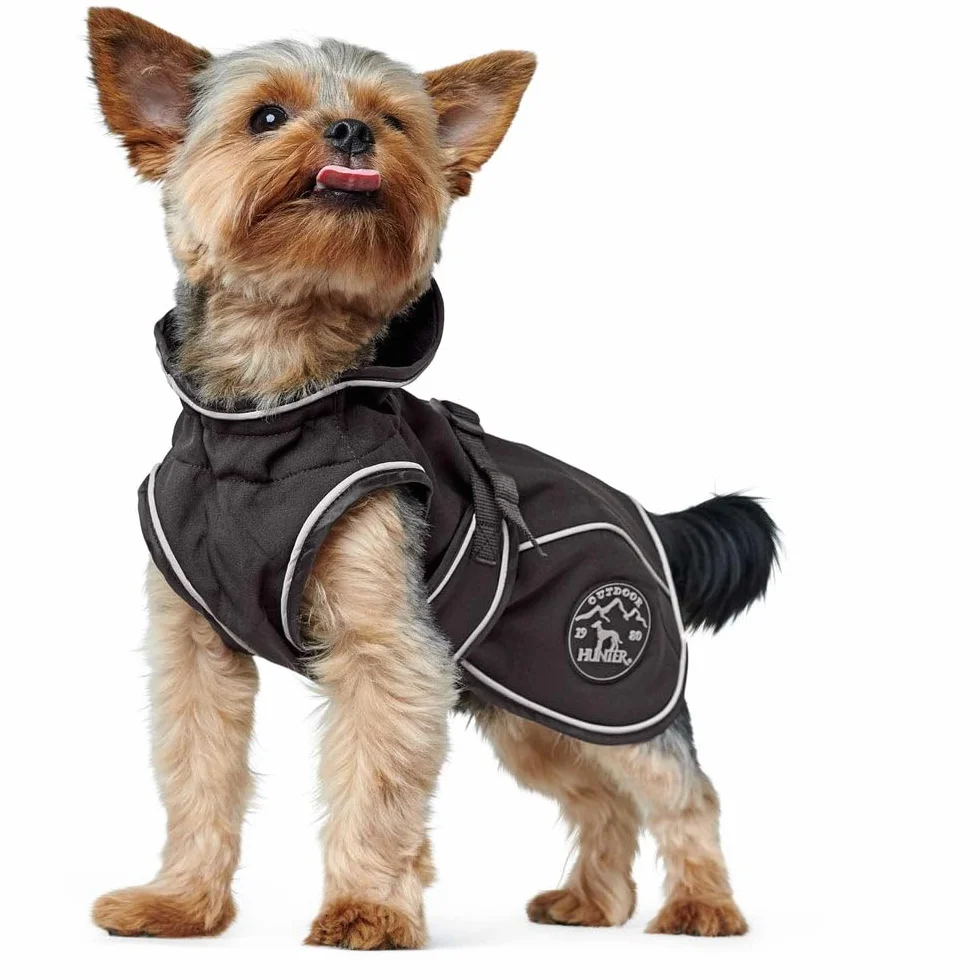 Hunter Uppsala Manteau Softshell pour Chien Noir 50 cm