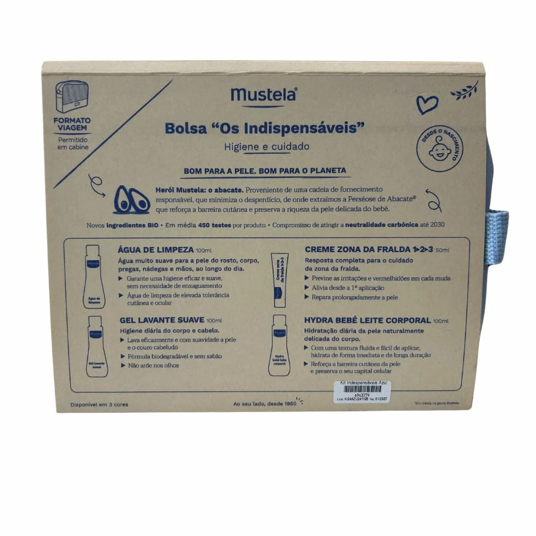 Mustela Sac Indispensable Bleu