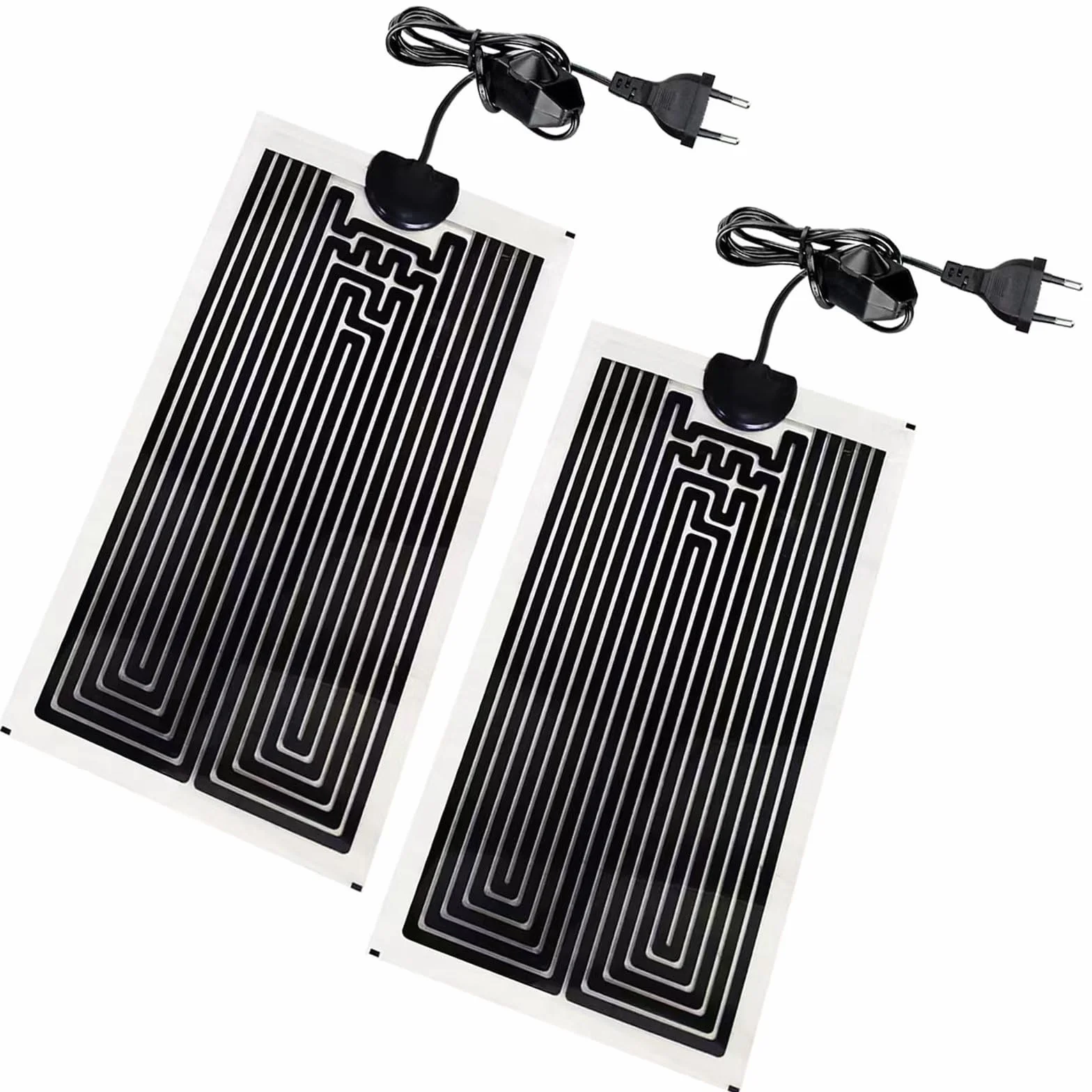 Lot de 2 coussins chauffants pour réservoir en verre, réglables pour reptiles (7 W)