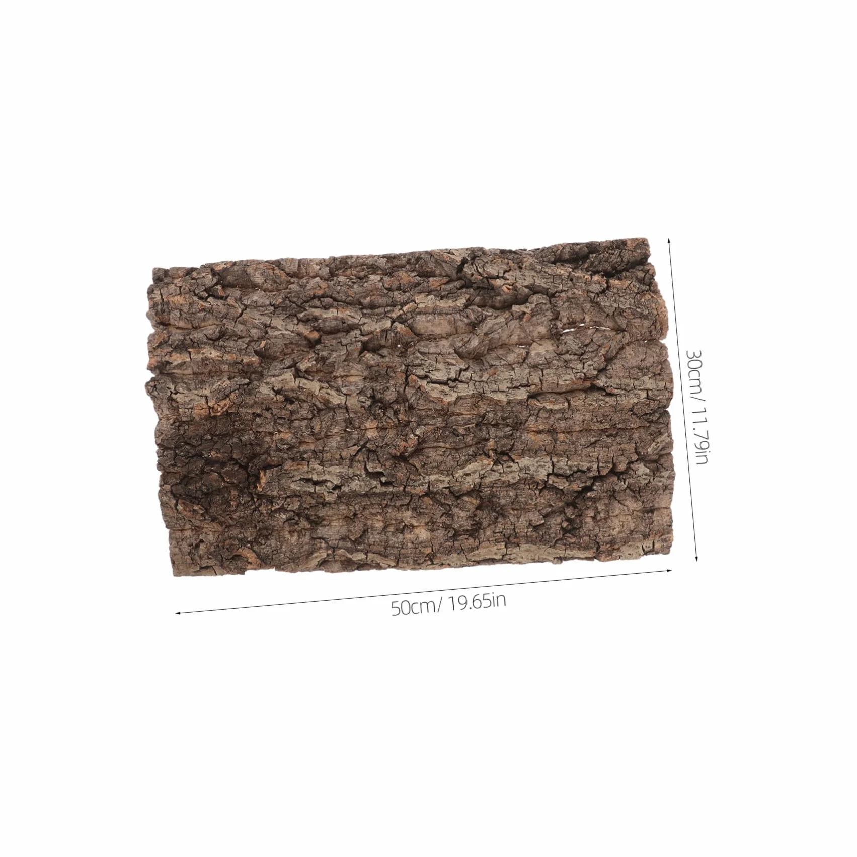 Kisangel Plaque De Décoration Écorce De Liège Naturel pour Terrarium Et Aquarium Arrière-Plan Écorce pour Reptiles Et Poissons Installation Facile Et Esthétique