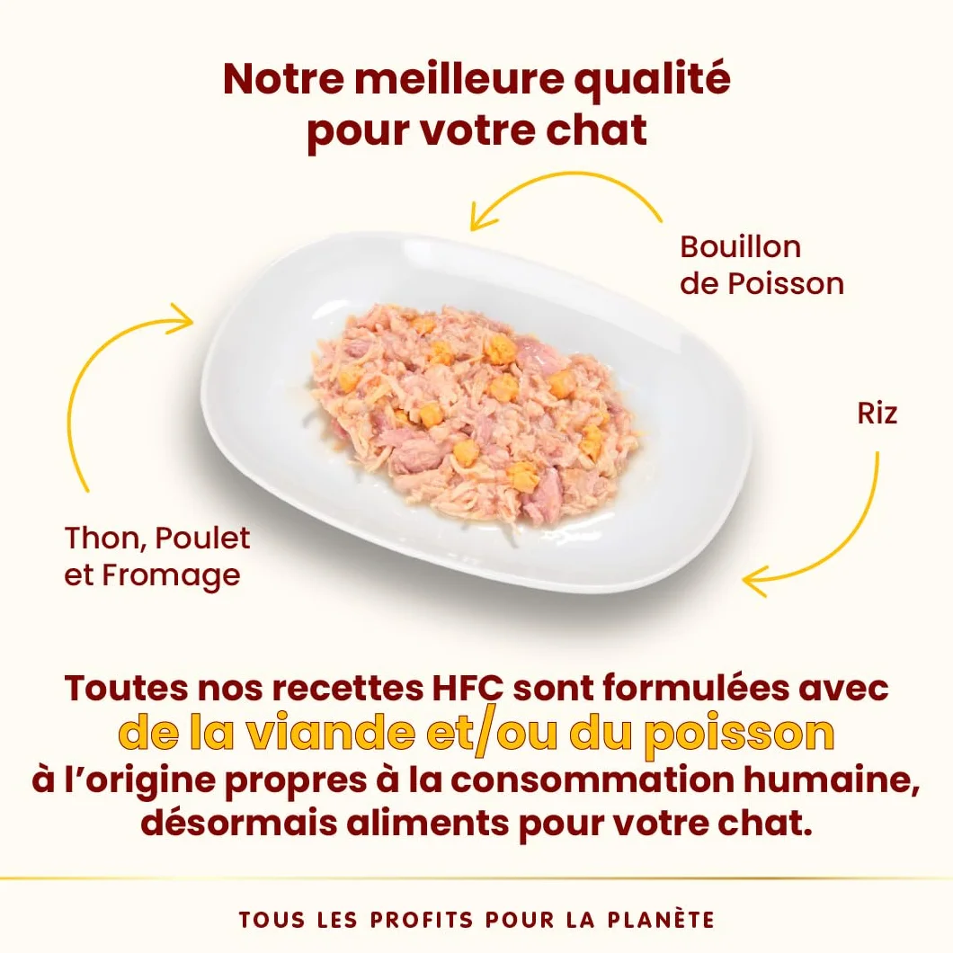 Almo Nature HFC Natural Assortiment au Thon Nourriture Naturelle Chat 6 x 70 g