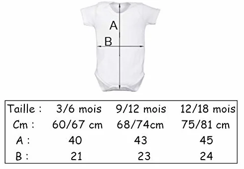 Body bébé personnalisé Bonne fête des pères Cadeau original papa