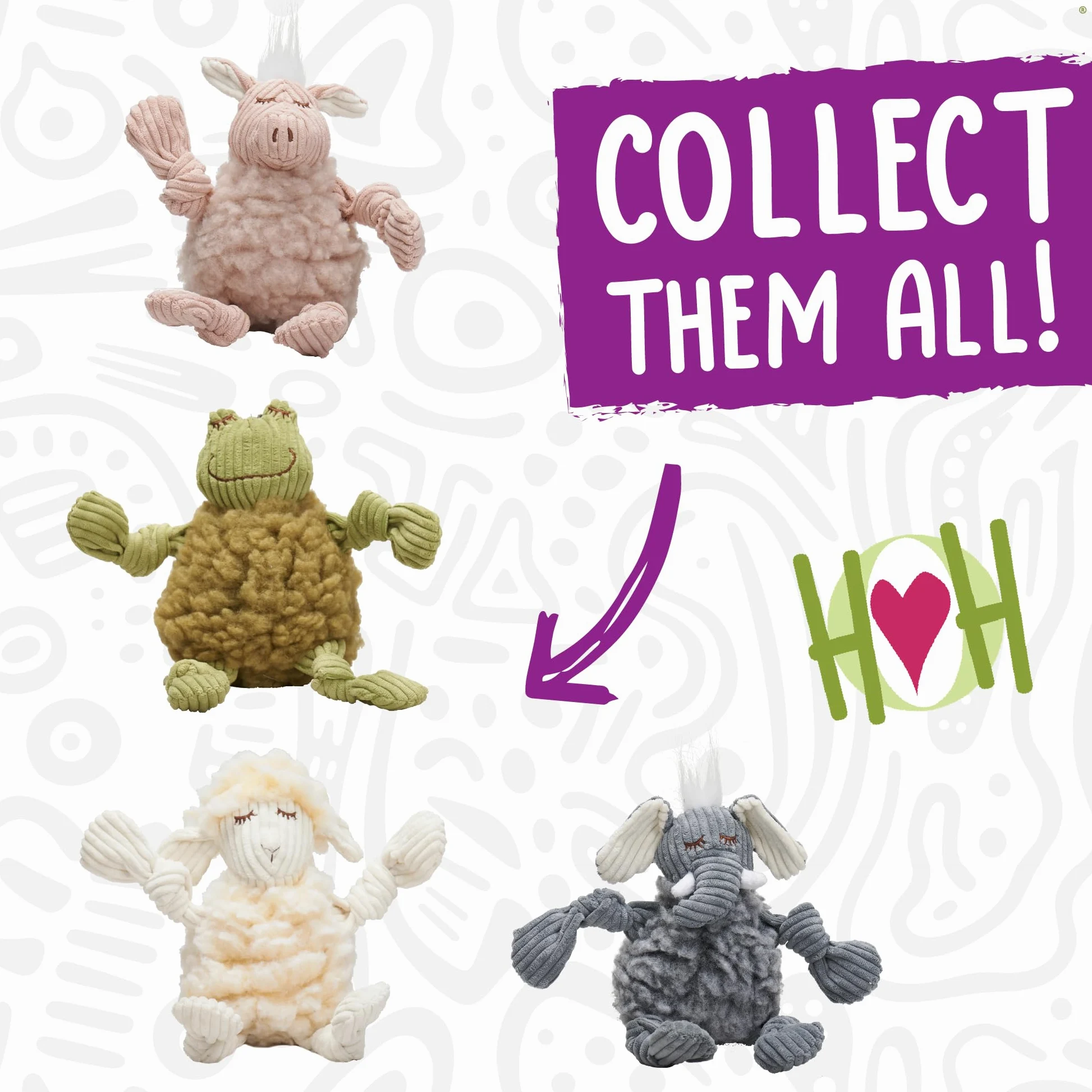 HuggleHounds Famille de jouets en polaire (taille S, Louise)