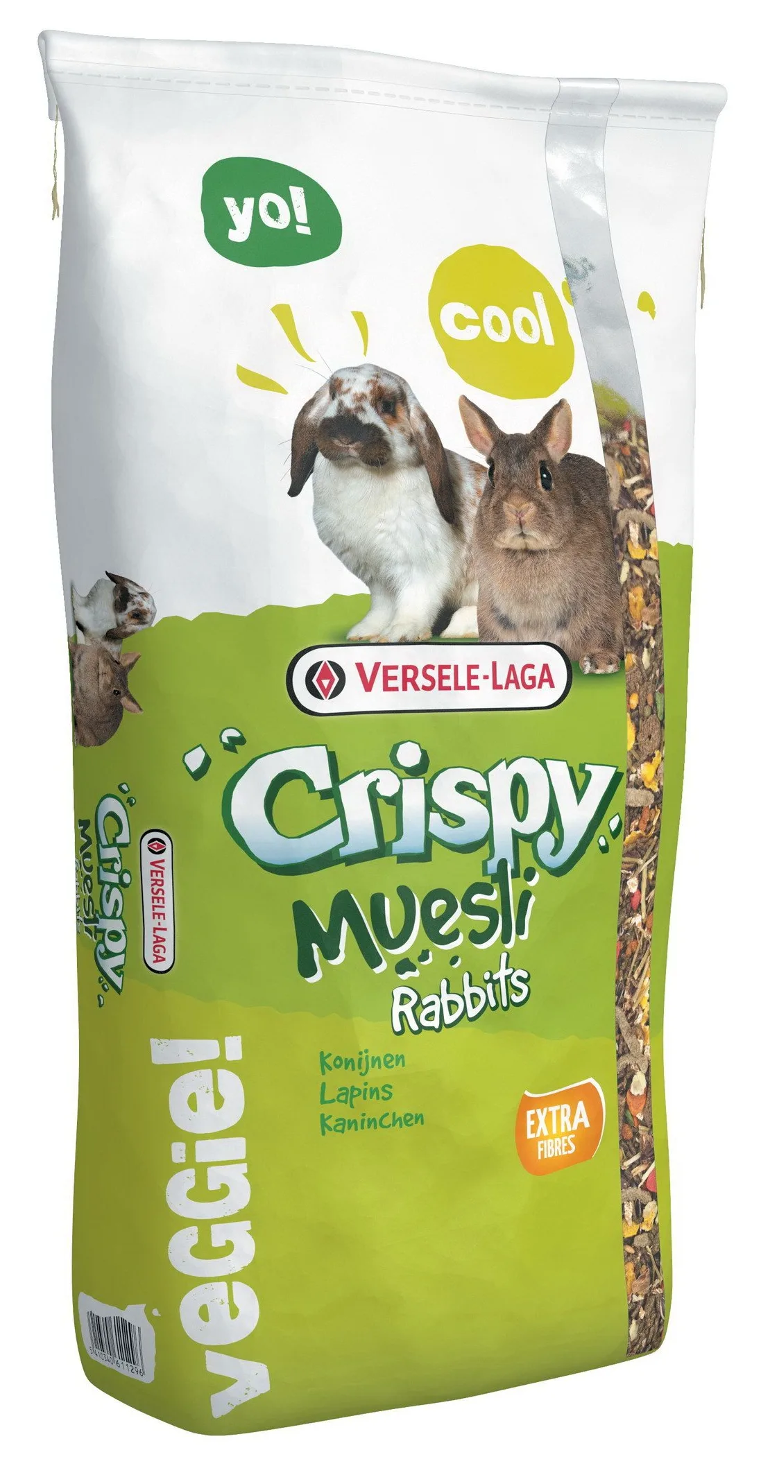 Versele-laga A-17630 Crispy Muesli Paquet de Nourriture pour Lapin, 20 kg