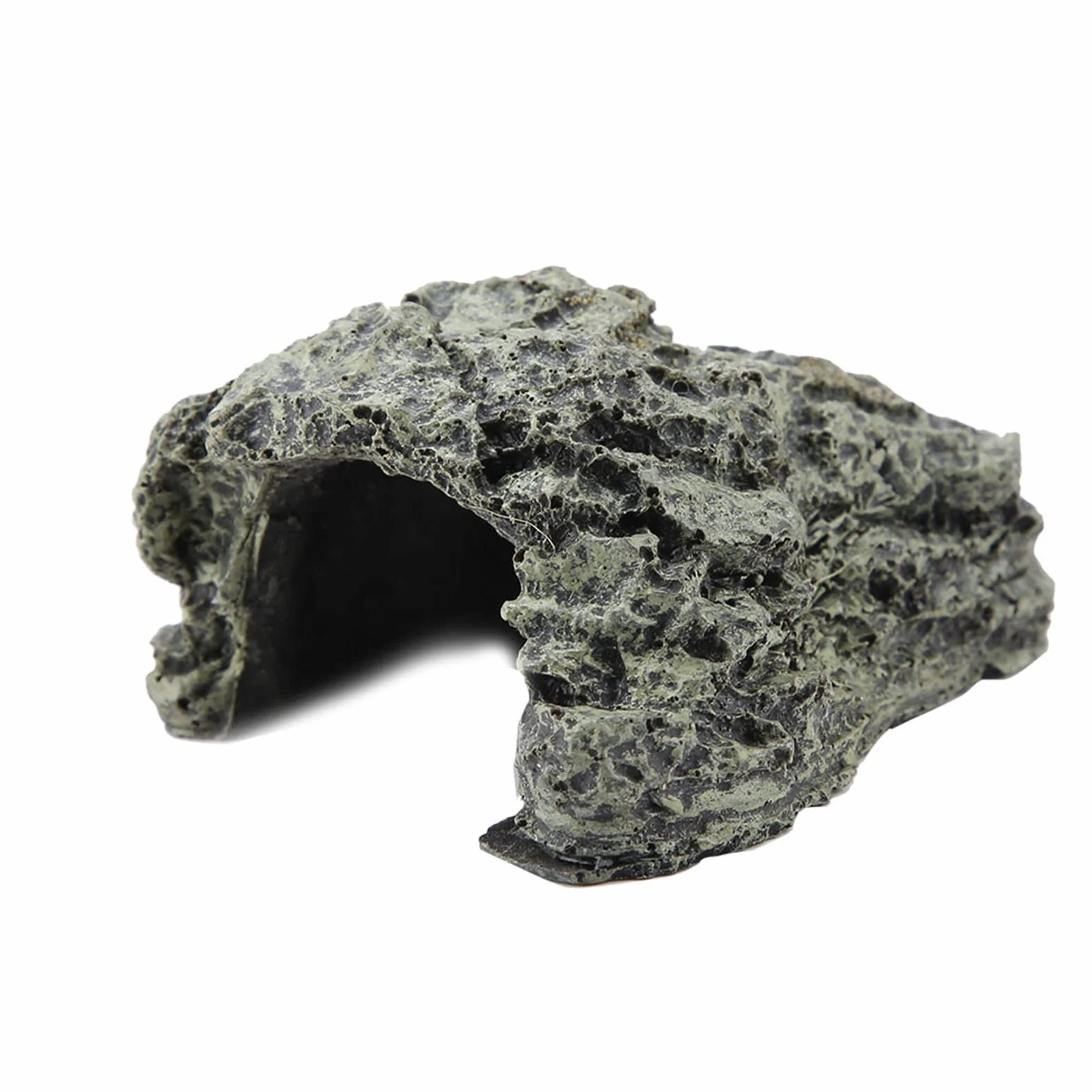 Grotte de Cachette pour Reptiles, Résine Simulation Roche Abri Reptile Plate-forme d'Observation (L)