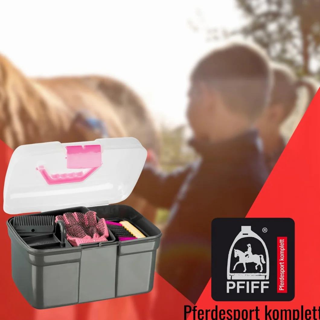 Coffret de soins pour chevaux Pfiff 100576-20
