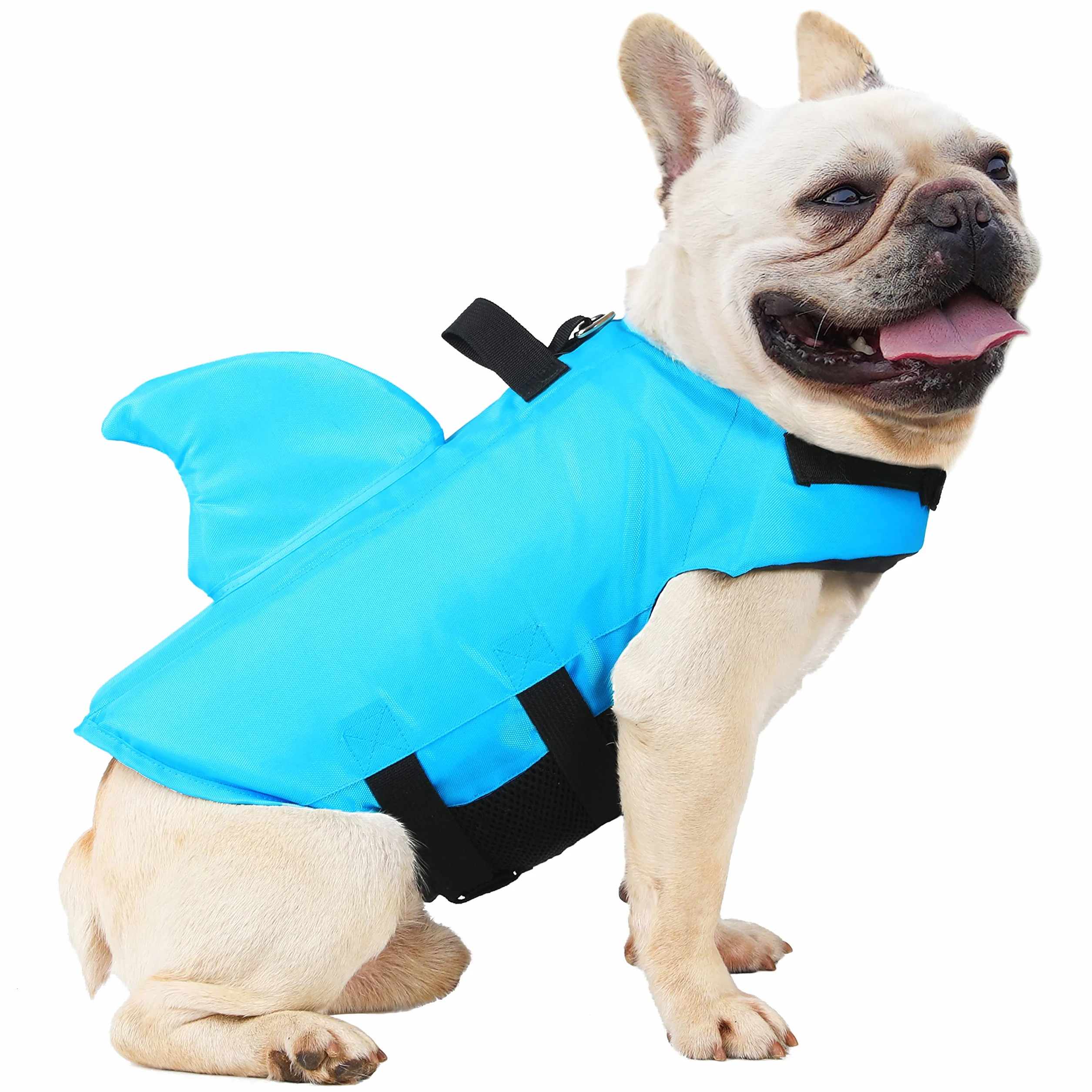 Gilet de Sauvetage pour Chien Bouée de Natation Chiot Sécurité Piscine XS Bleu