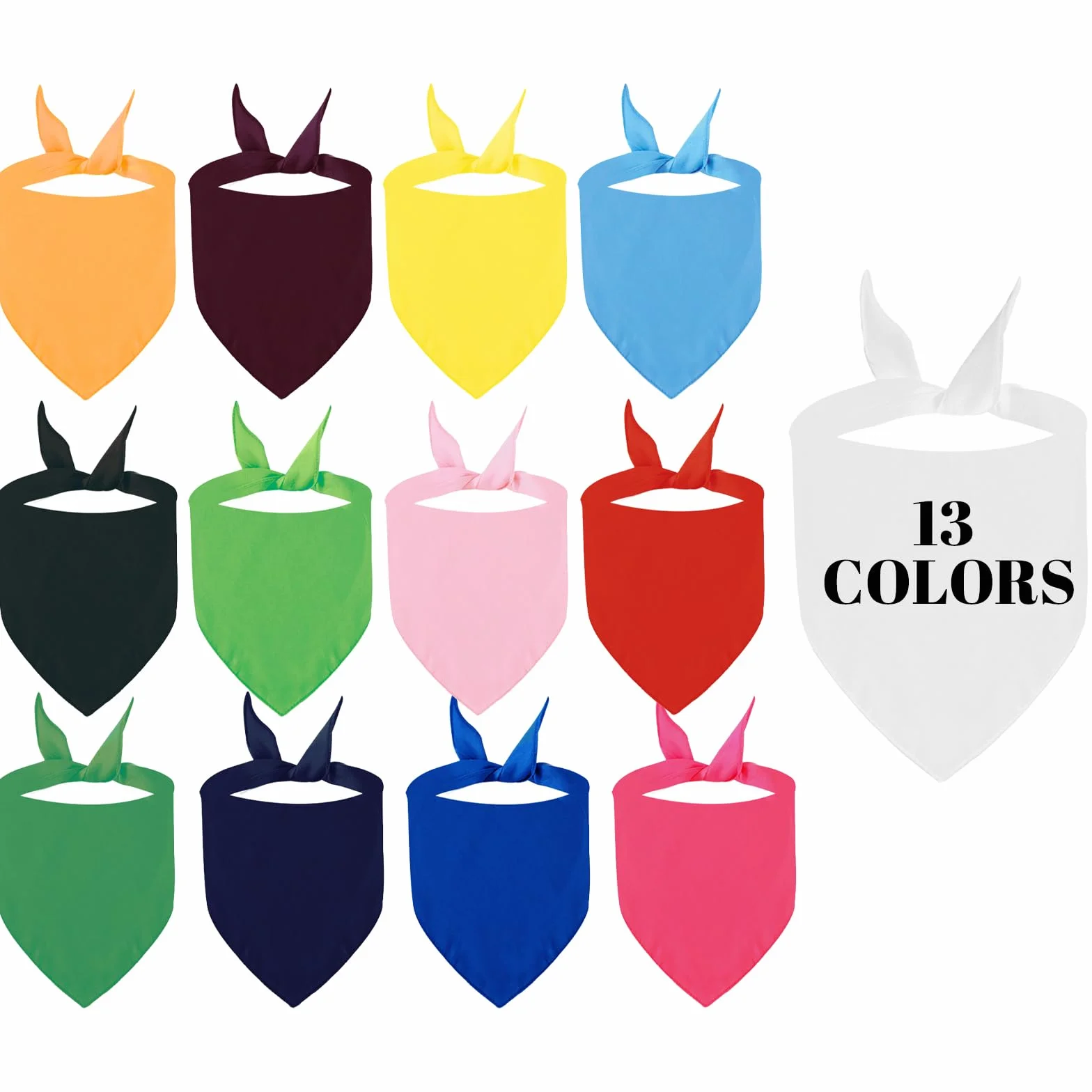 Bandes pour chiens personnalisées avec logo photographique personnalisé écharpe pour animaux de compagnie pour chiens de petite, moyenne et grande taille, chiot, chat