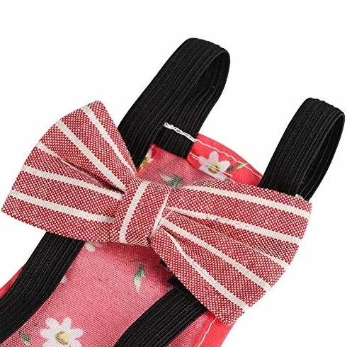 Couche Réglable pour Volaille Vêtement Protection Poule Oie Canard Pigeon Taille M Rouge