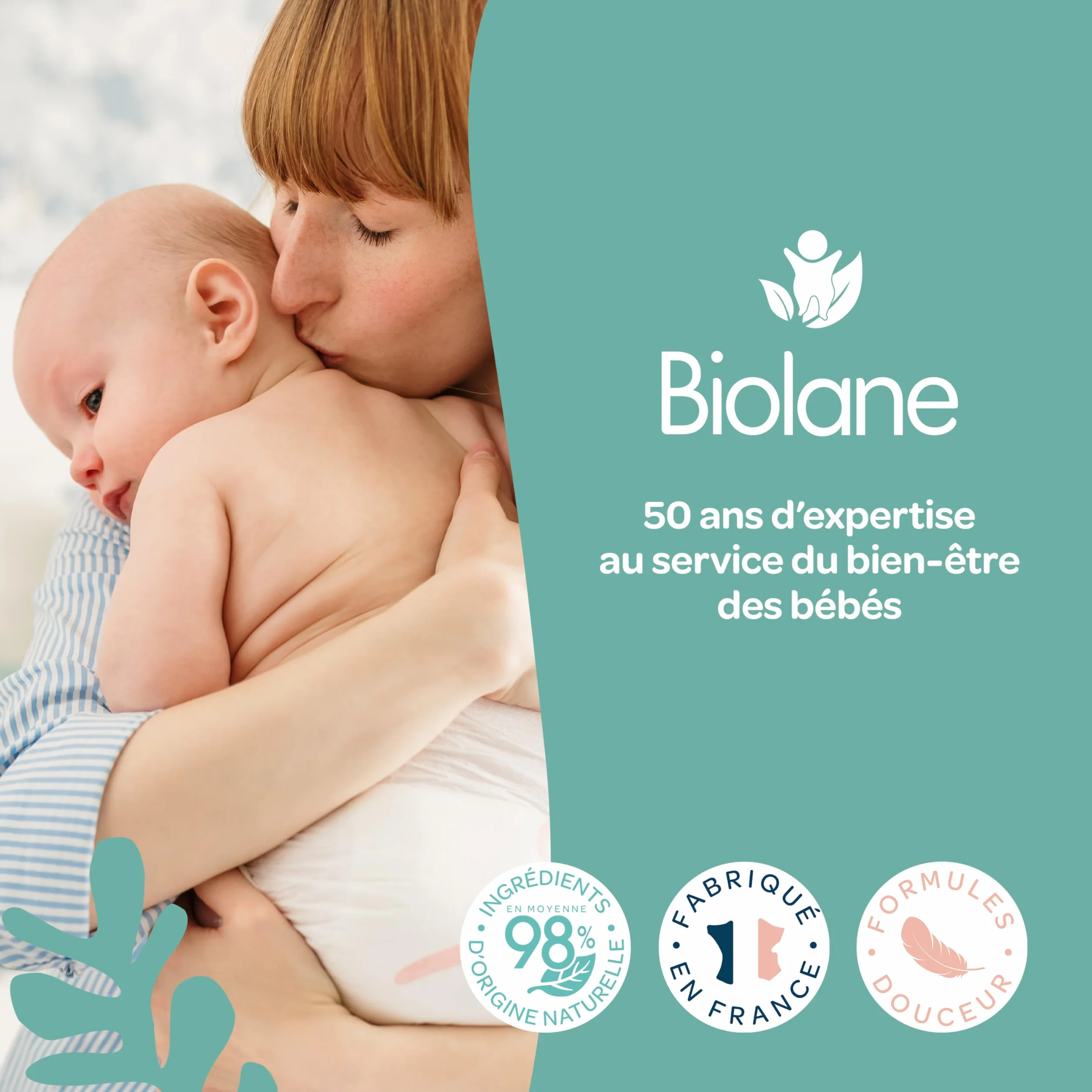 Huile d'amande douce BIOLANE bébé soin bain massage vitamine E 100% origine naturelle Fabriquée en France