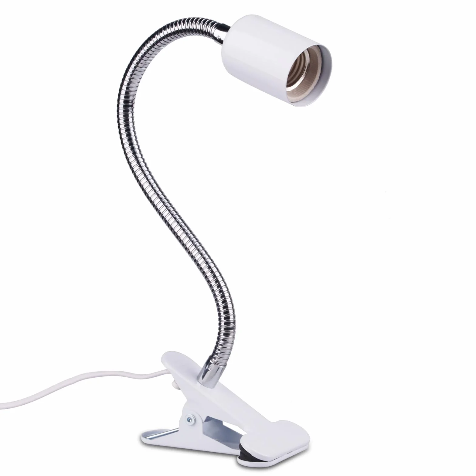 Akynite Douille E27 Céramique 150W 220V avec Interrupteur Flexible pour Lampe Reptile