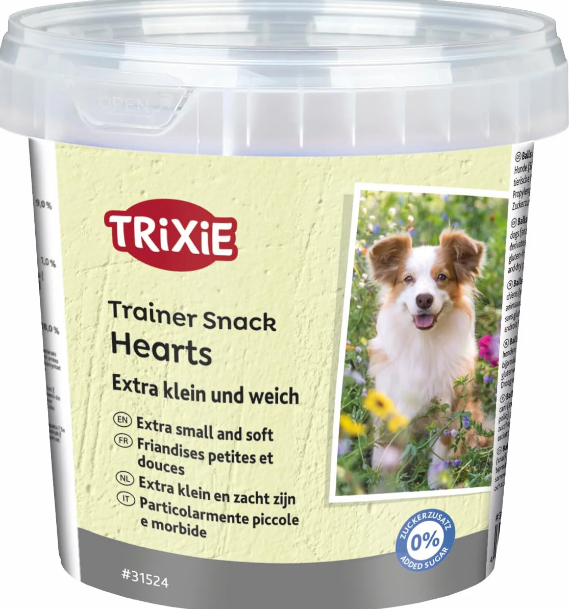 TRIXIE friandises pour chien Trainer Snack Mini Hearts 200 g sans sucre ajouté