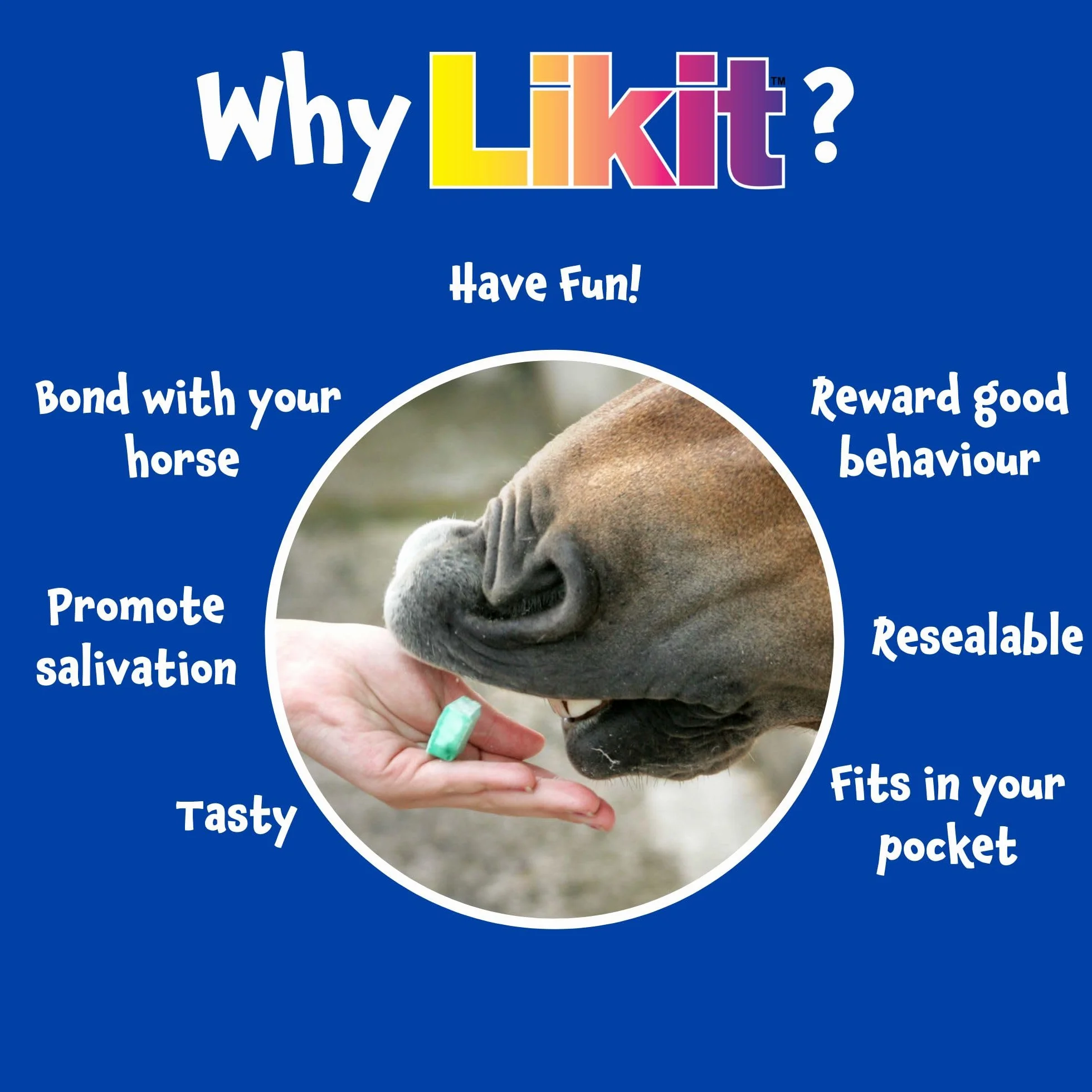 Likit Barre à friandises 90 g Banane pour Cheval entraînement récompense