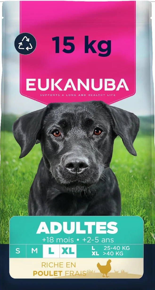 EUKANUBA Life Care Croquettes Chien Adulte Grande Race 15 kg