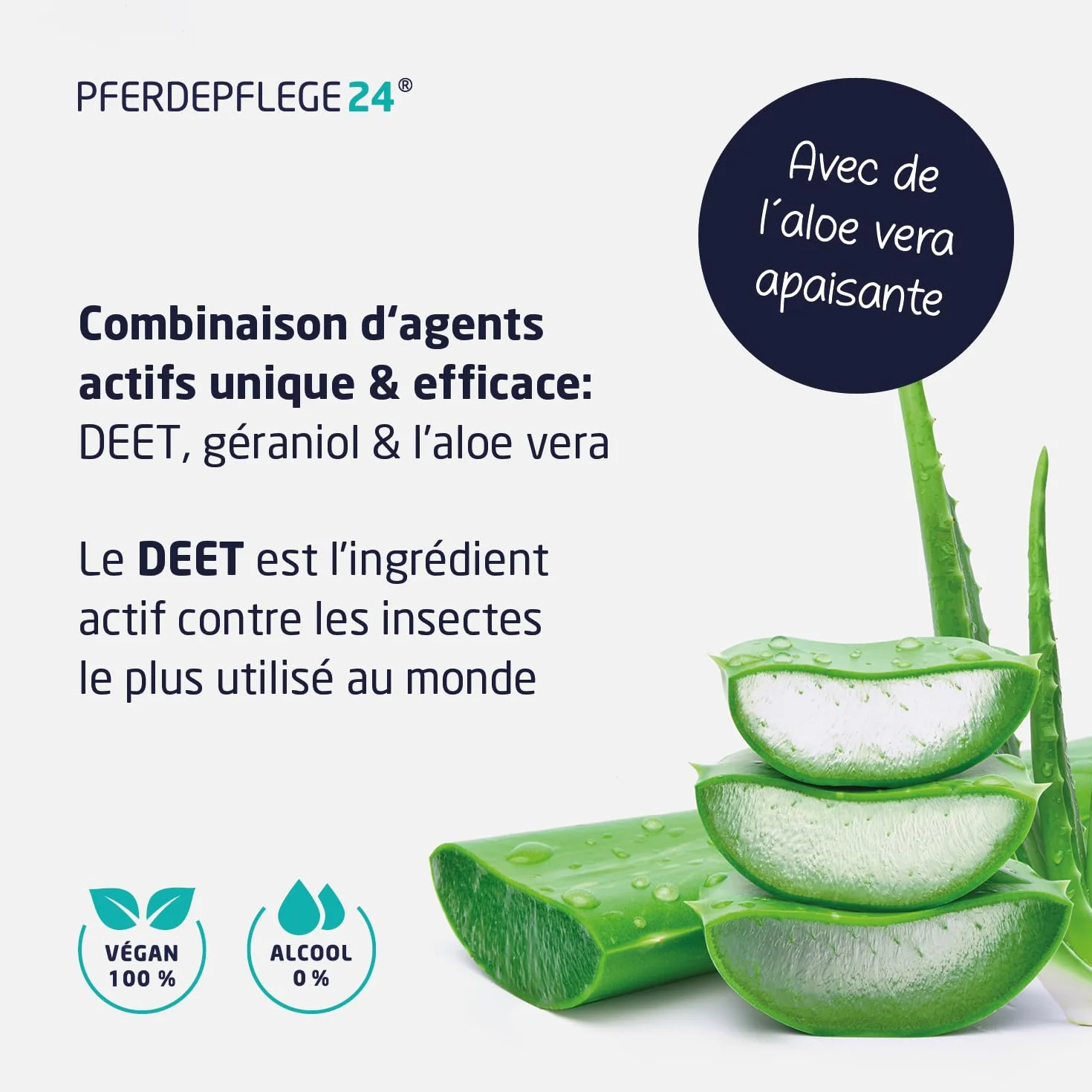 PFERDEPFLEGE24 Spray Anti Mouche Cheval DEET 1000ml - Protection Anti-Insectes pour Chevaux