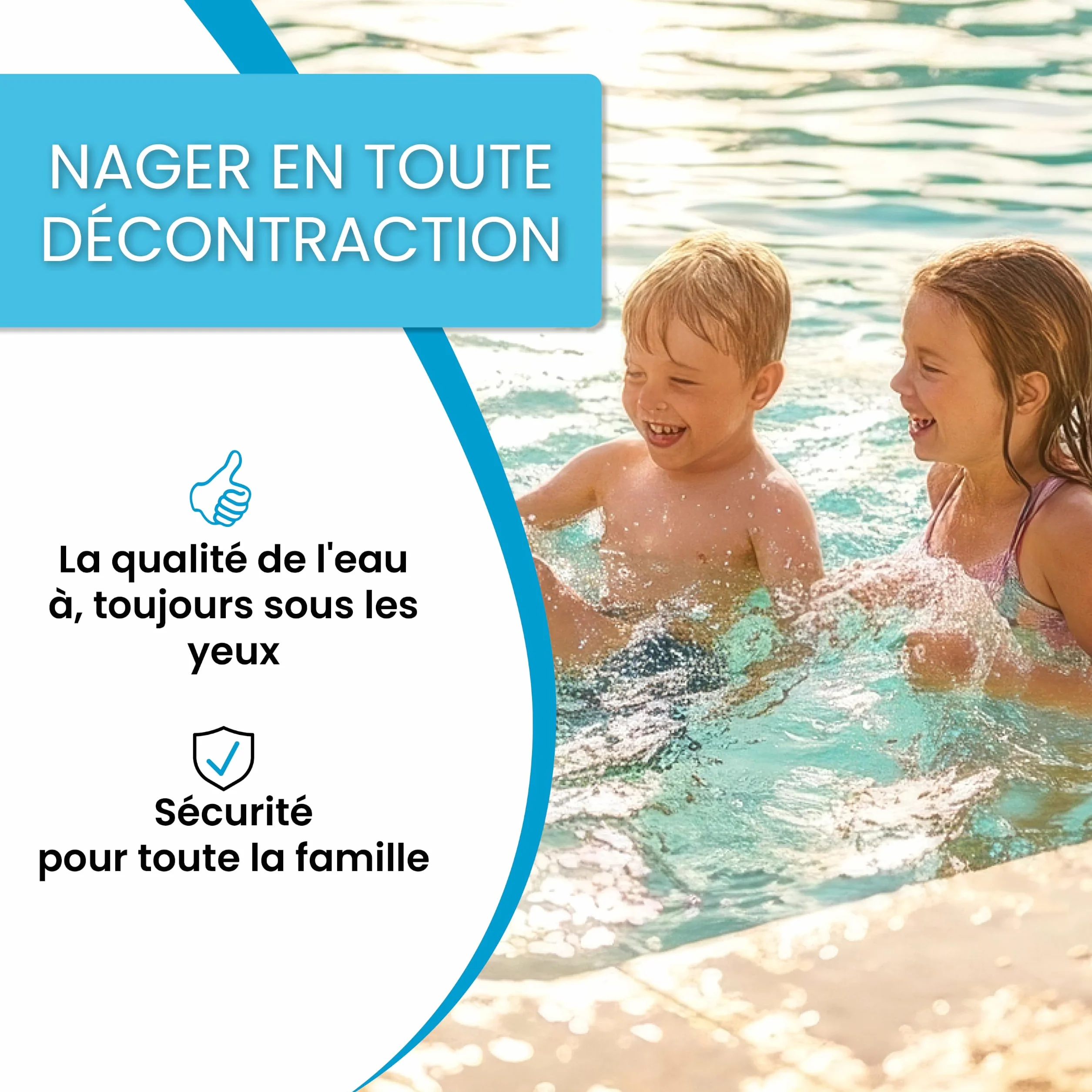 smardy 60 Pastilles de Test pH/Chlore Libre/Brome – pour piscine, spa, whirlpool et eau potable – testeur d'eau manuel avec boîte de rangement – Made in Germany