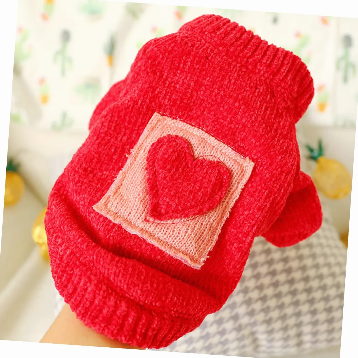 BESPORTBLE Ensemble De 3 Pièces pour Animal De Compagnie Pull Chaud Motif Cœur Manteau pour Chien pour Une Occasion Spéciale