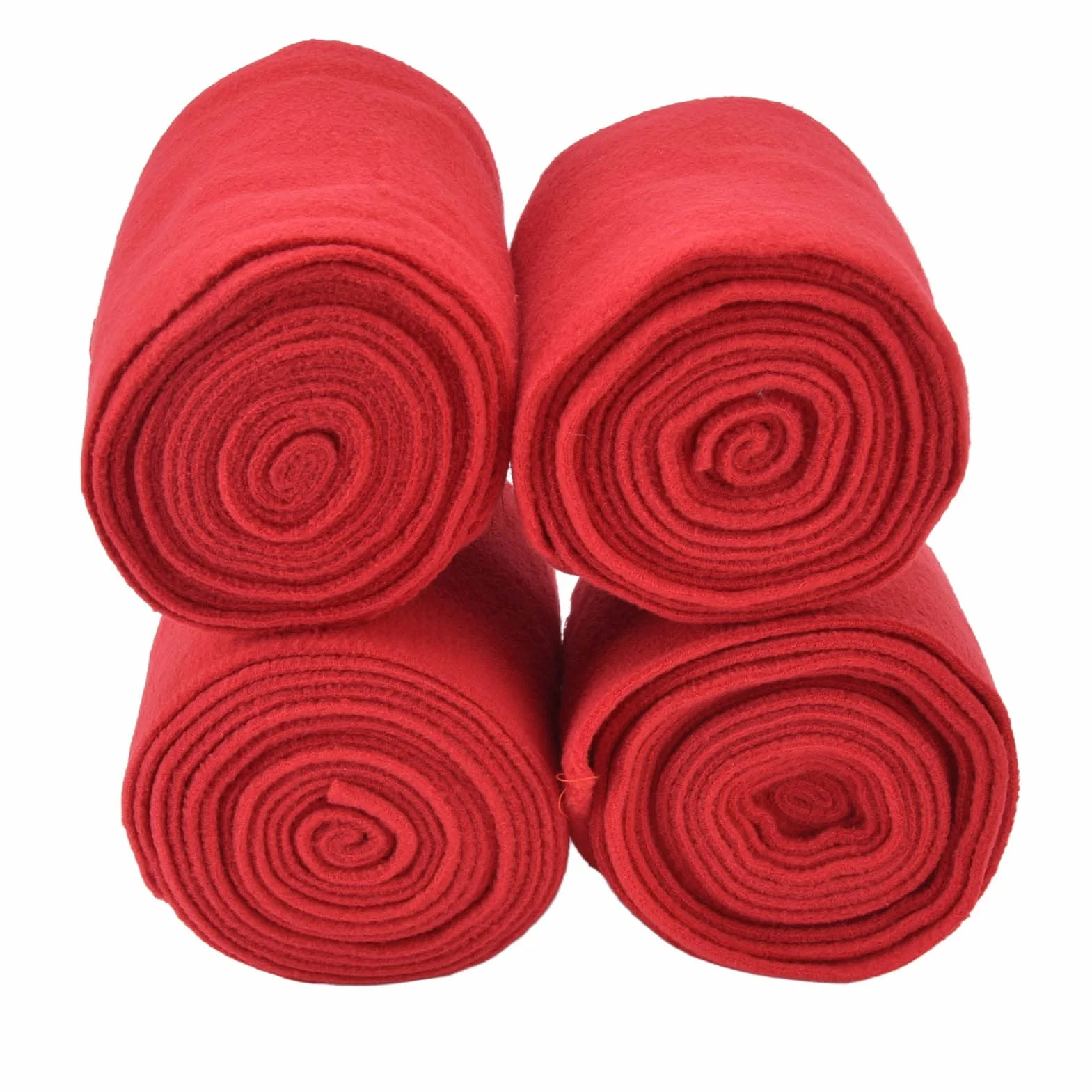 Fdit Lot de 4 Bandages de Protection pour Jambes de Cheval, Respirants et Résistants à l'usure avec Ruban Adhésif