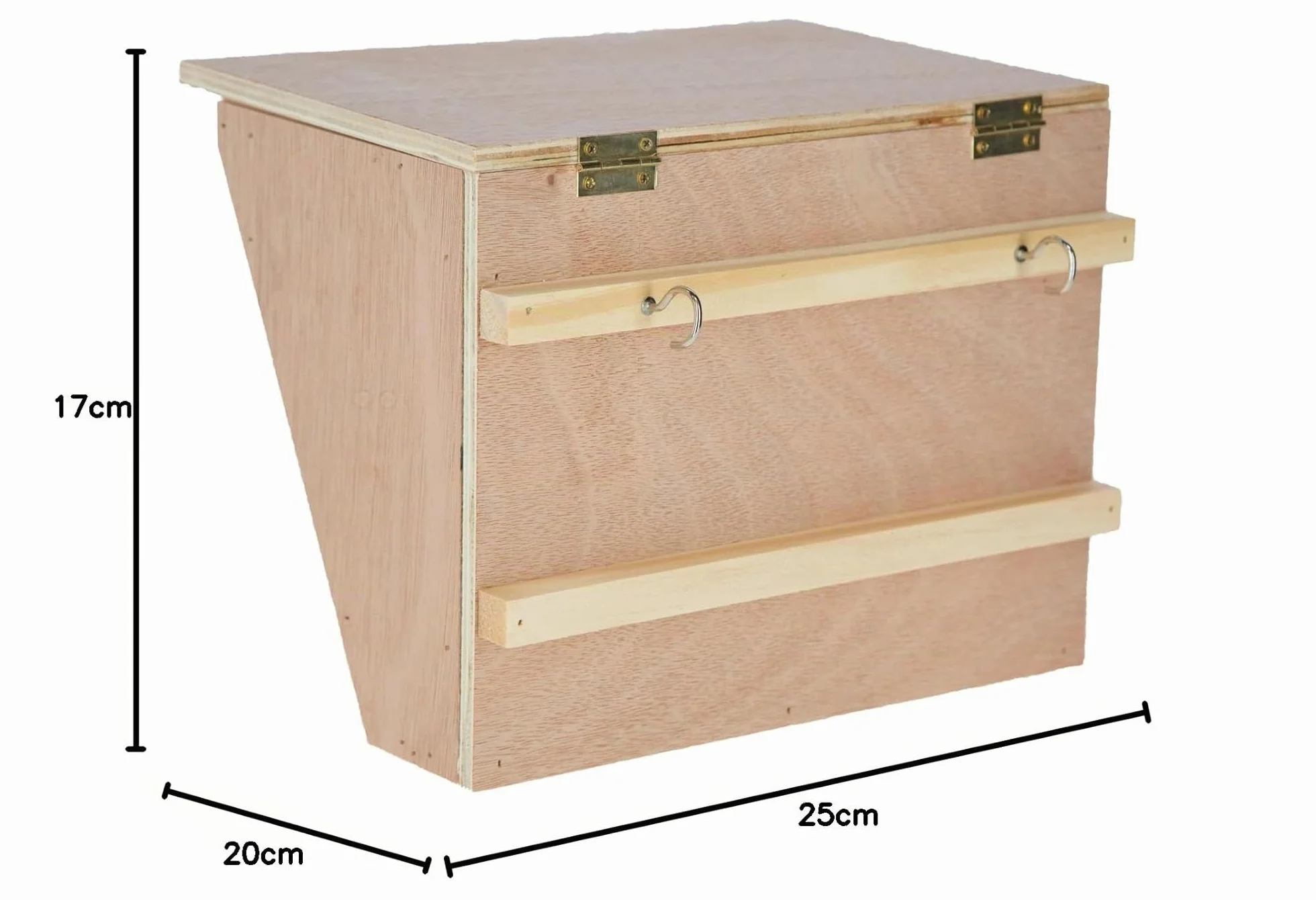 Kerbl Maisonnette Angulaire pour Rongeurs 25x17x20 cm Beige